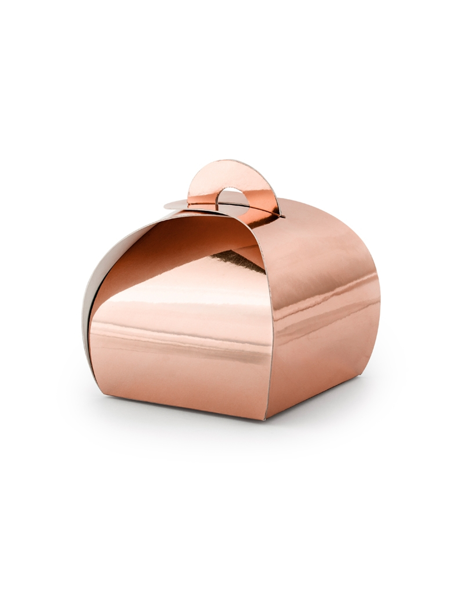 10 Gastgeschenkboxen Roségold 6 x 5