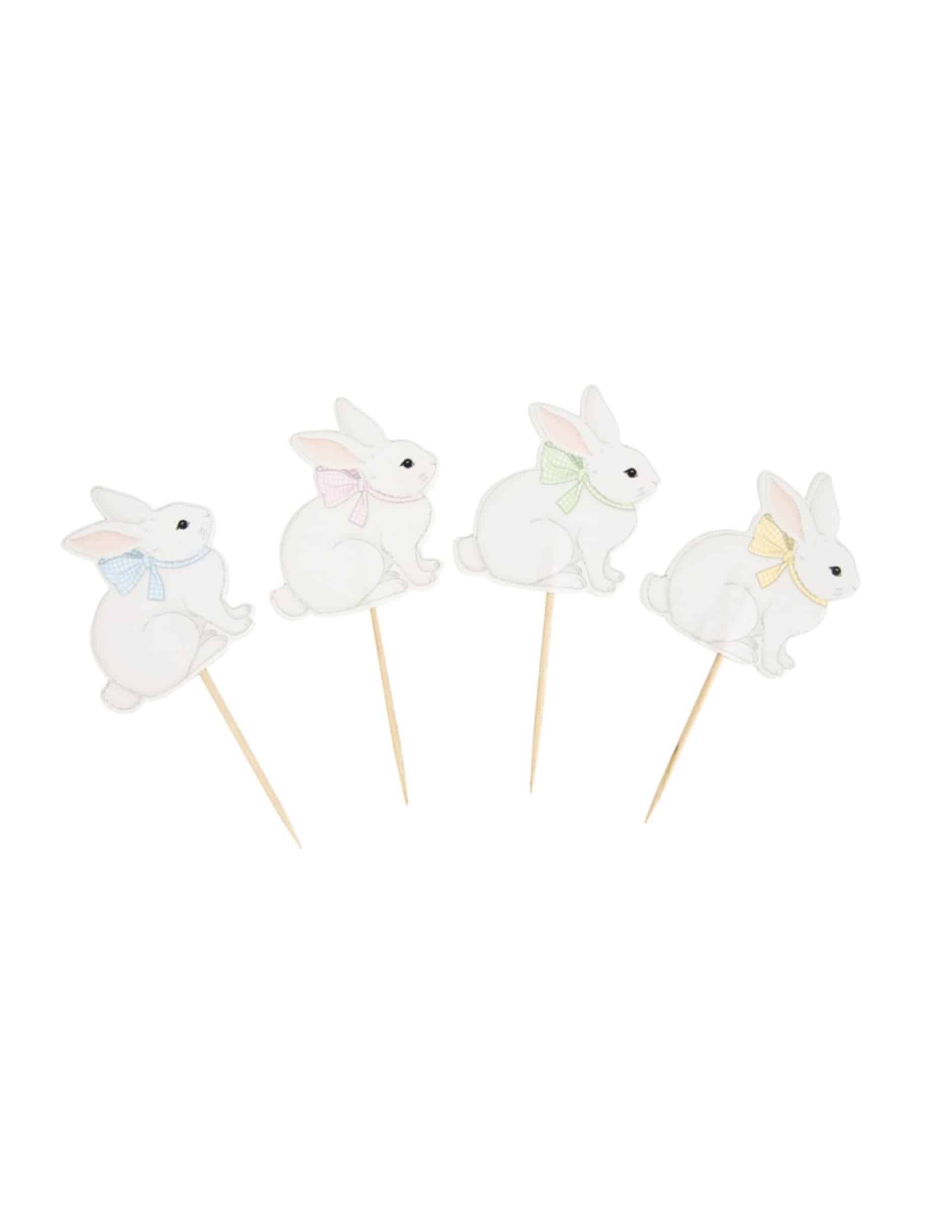 10 Hasen-Cocktail-Piekser 8 cm "Mein Häschen"