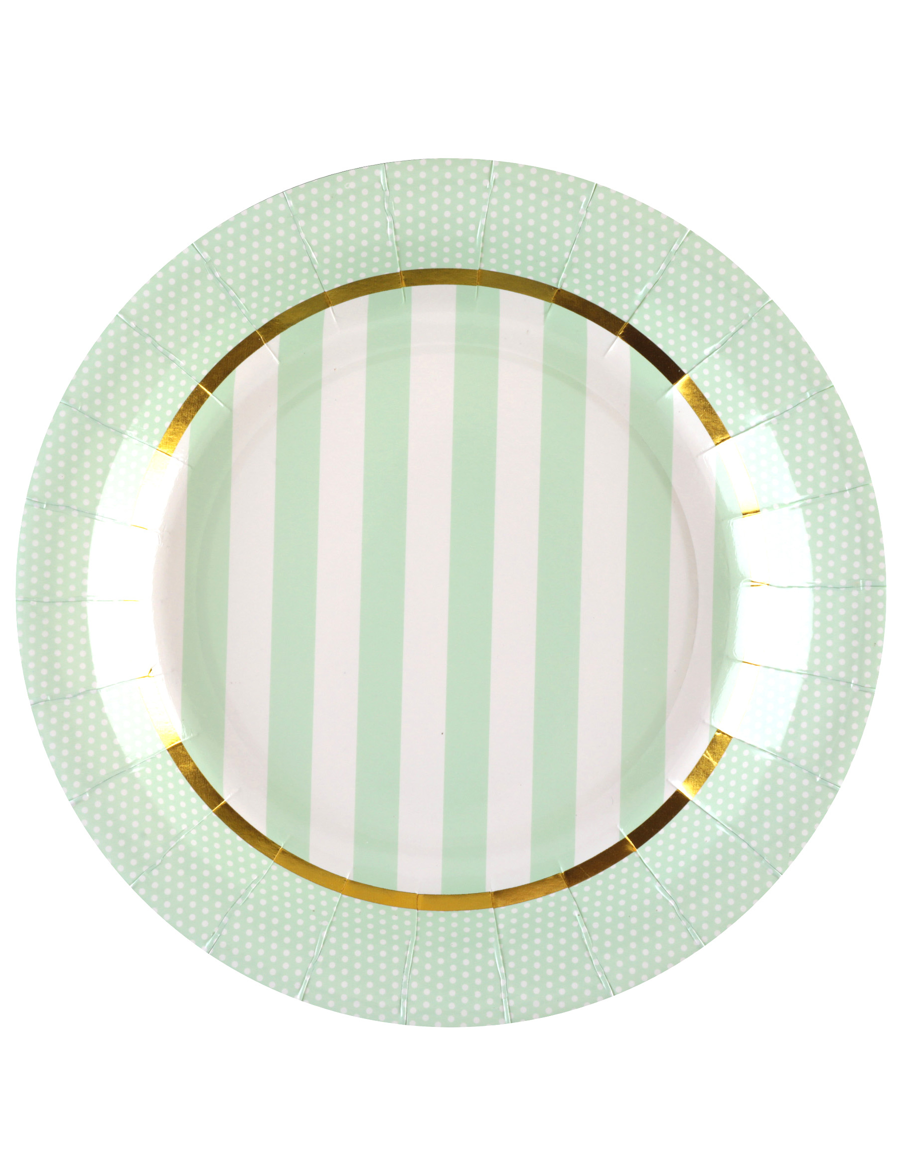 10 Pappteller Baby Shower Mint 23 cm