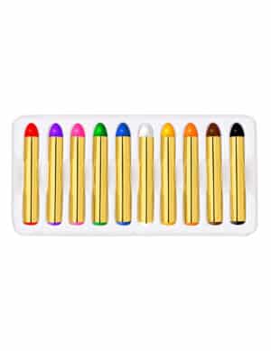 10 bunte Schminkstifte