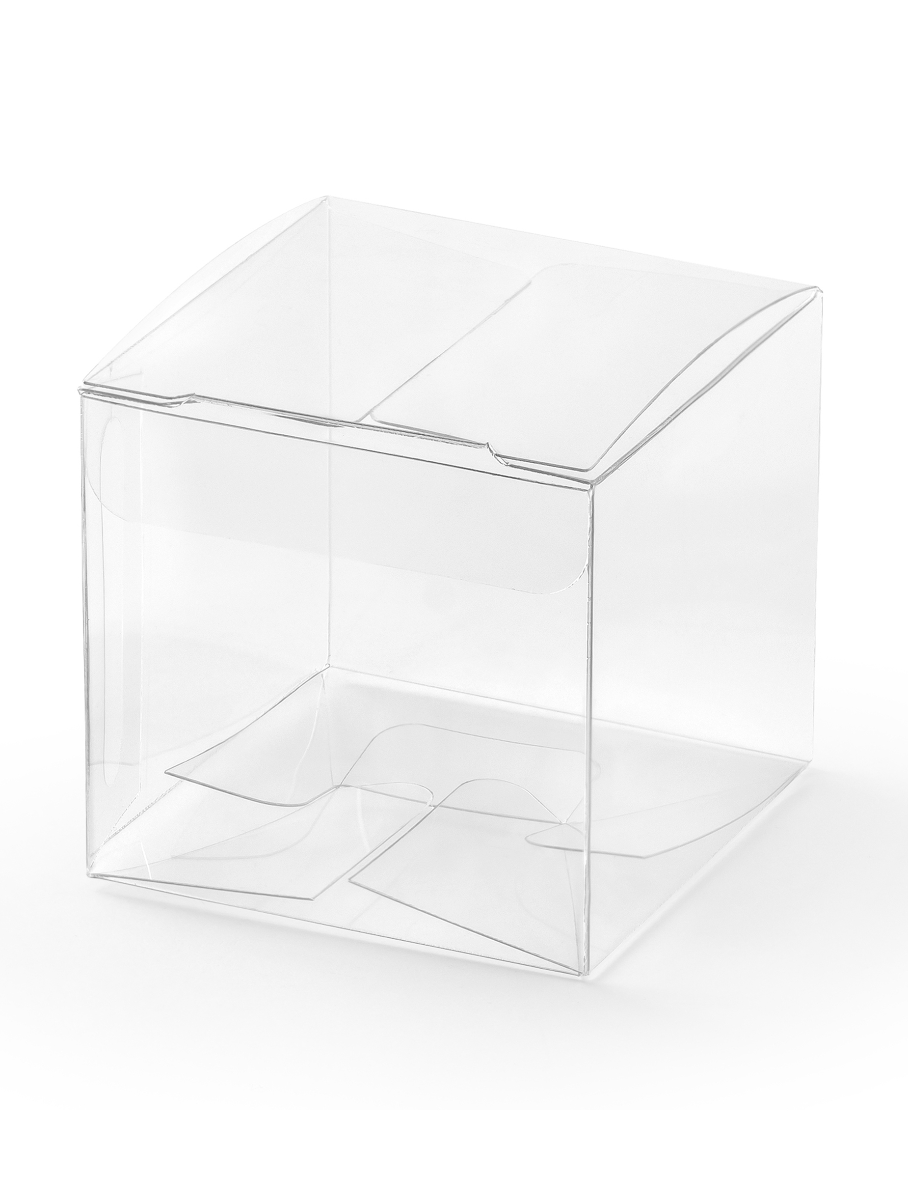 10 kleine Klarsichtboxen 5 x 5 x 5 cm für Gastgeschenke