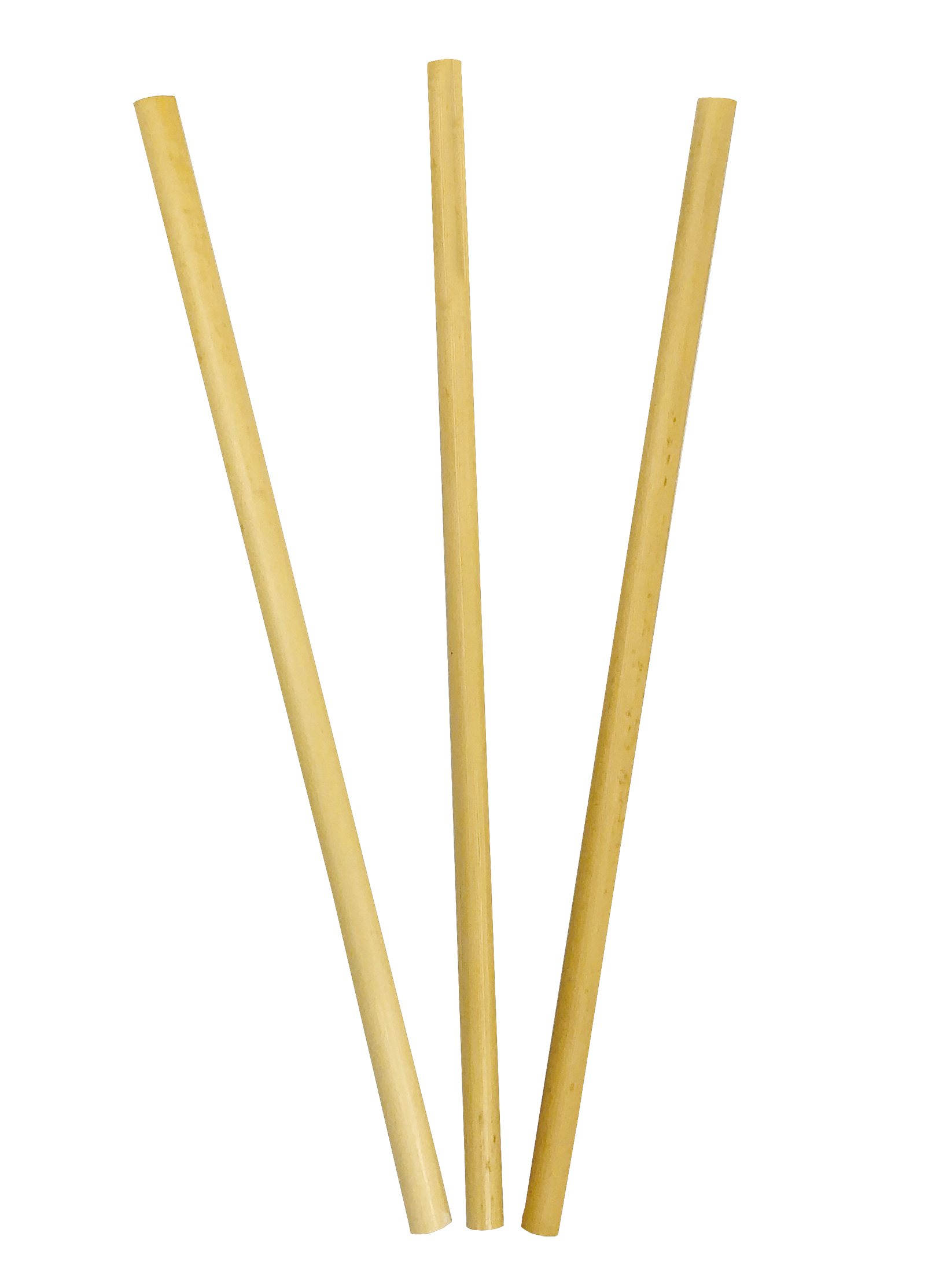 10 ökologische Holz-Strohhalme 20 cm