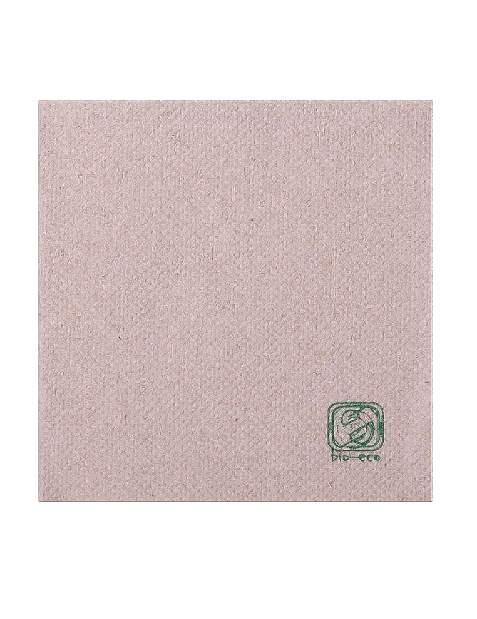 100 Cocktail-Servietten aus Recycling-Watte 20 x 20 cm kompostierbar