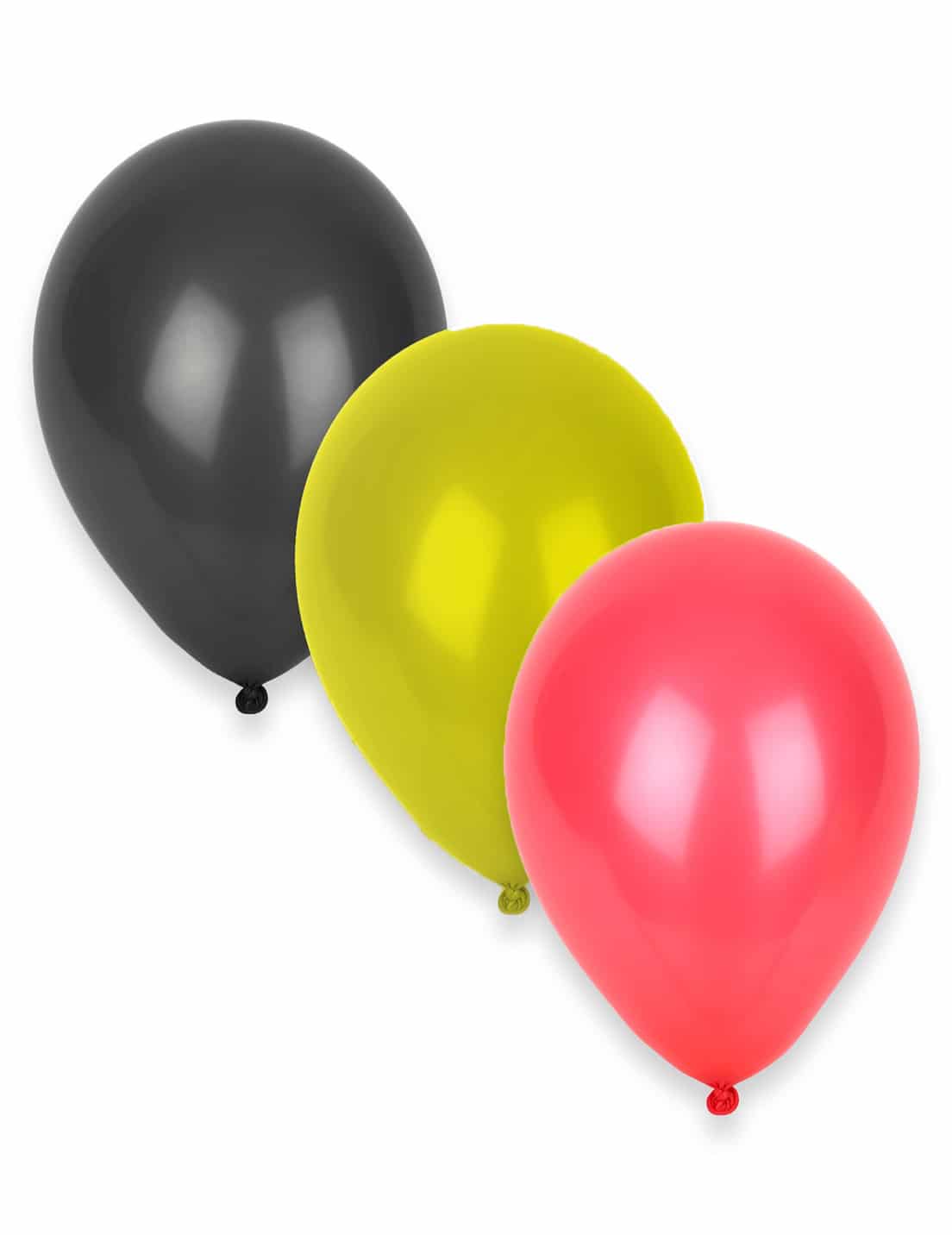 100 Deutschland Luftballons schwarz rot gelb
