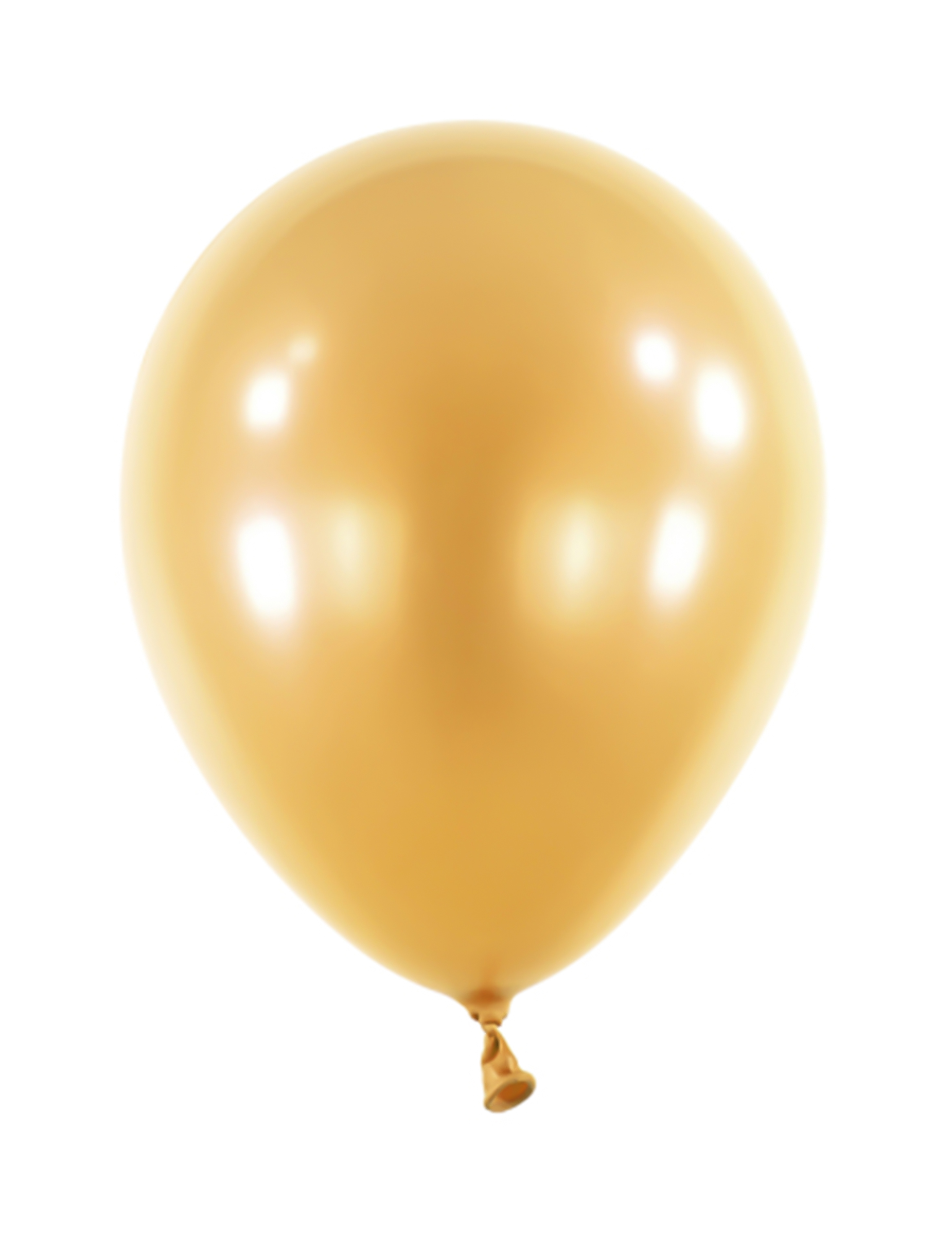 100 Goldene Metallic Mini-Ballons aus Latex 13 cm