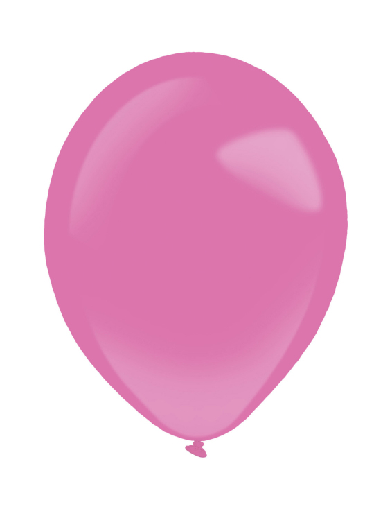 100 Mini-Ballons aus Latex Rosa 13 cm