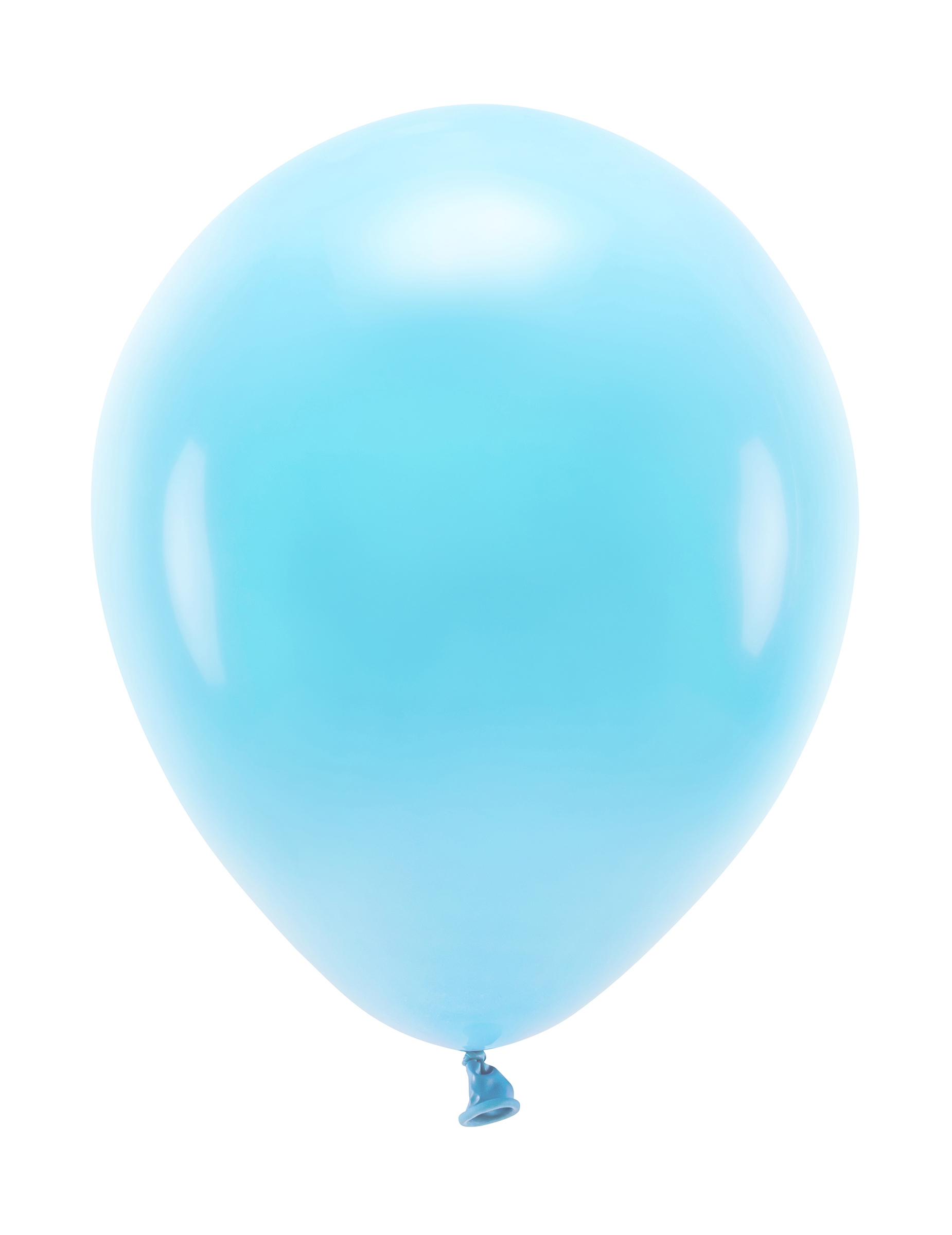 100 hellblaue Latexballons 26 cm aus Naturkautschuk