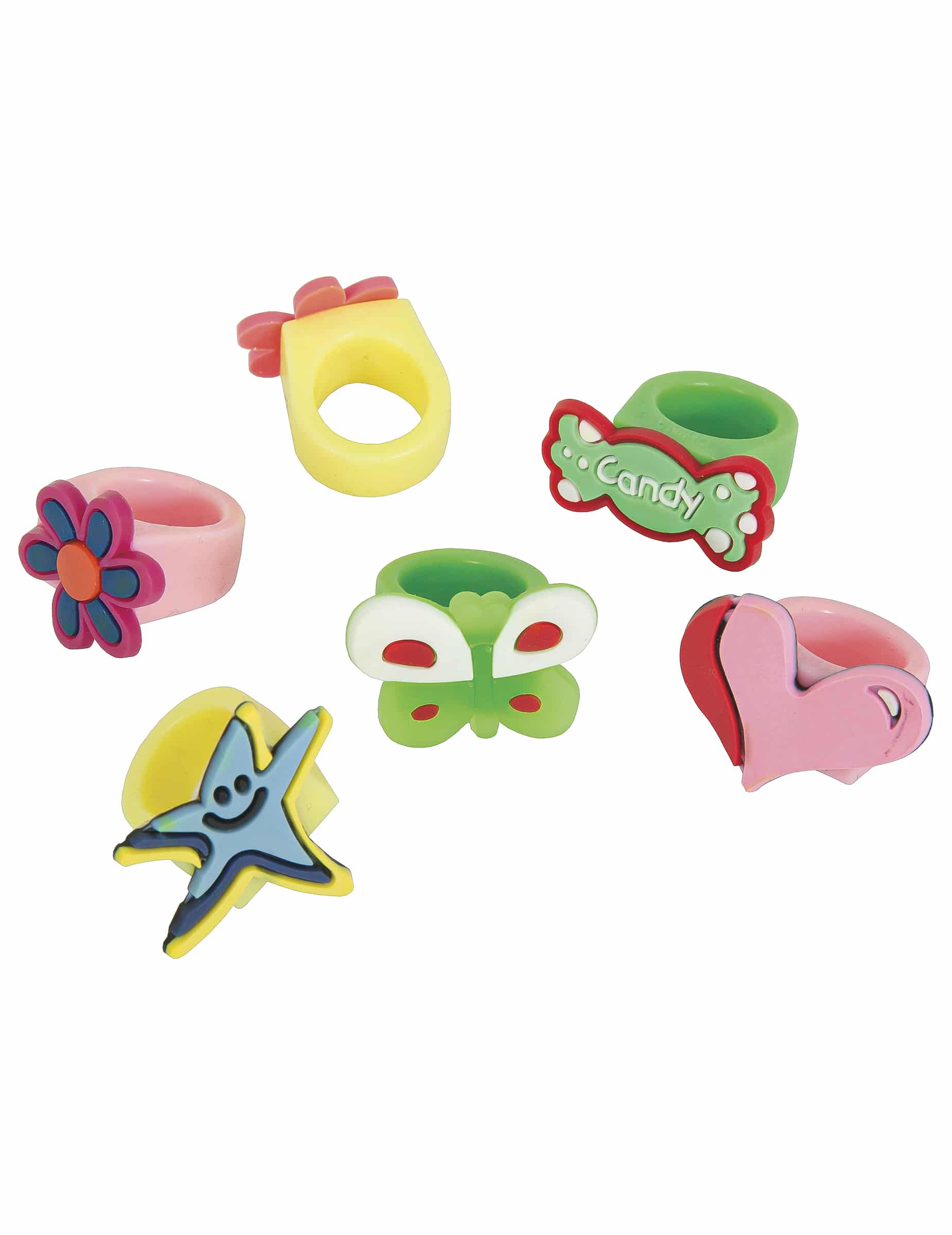 10er Pack bunte Gummiringe für Kinder