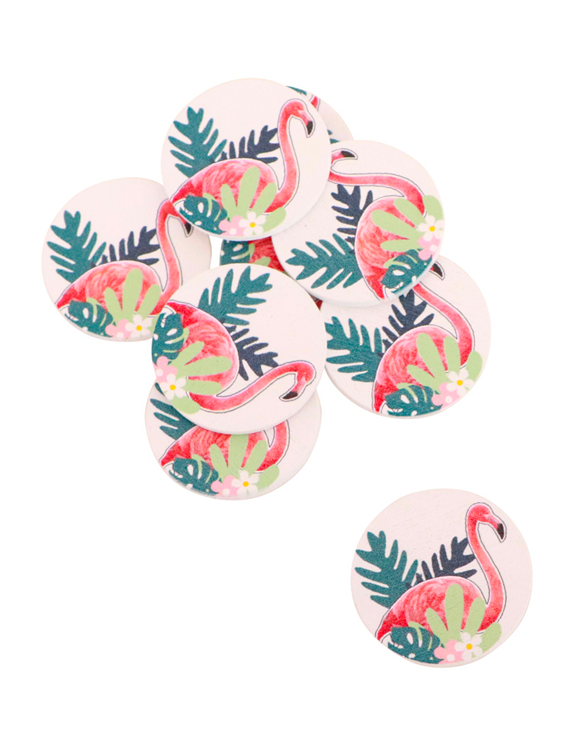 12 Flamingo-Konfetti selbstklebend 2