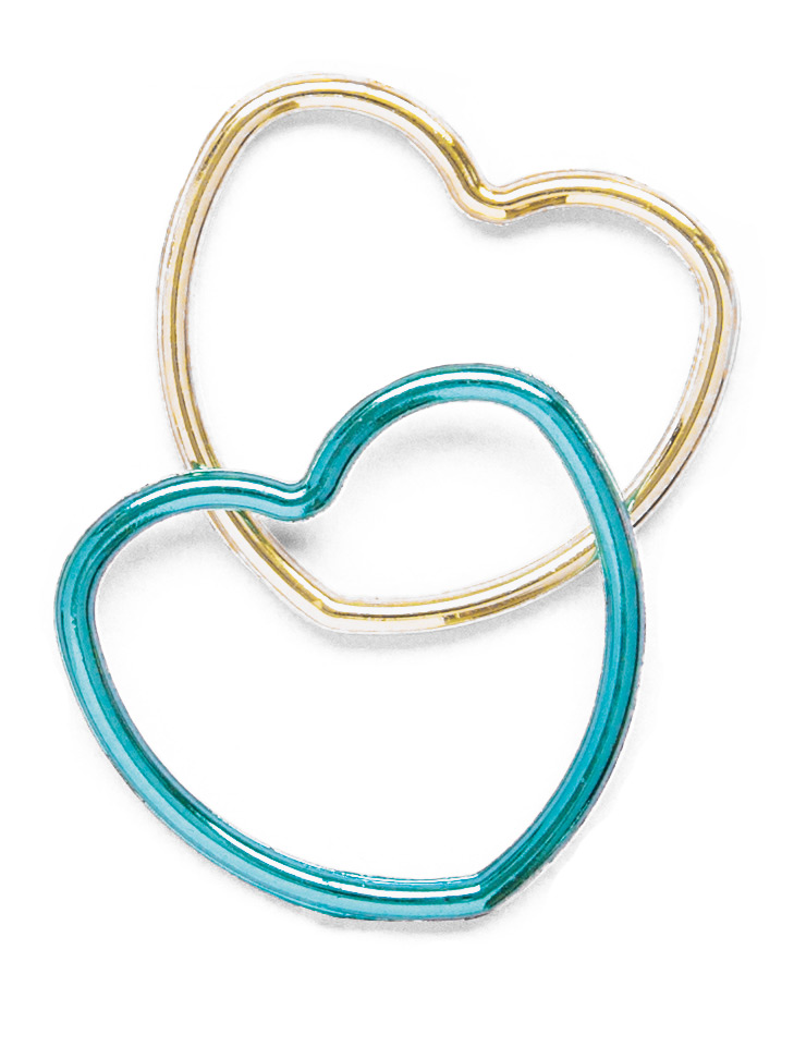 12 Glitzerarmbänder Herz Kinder