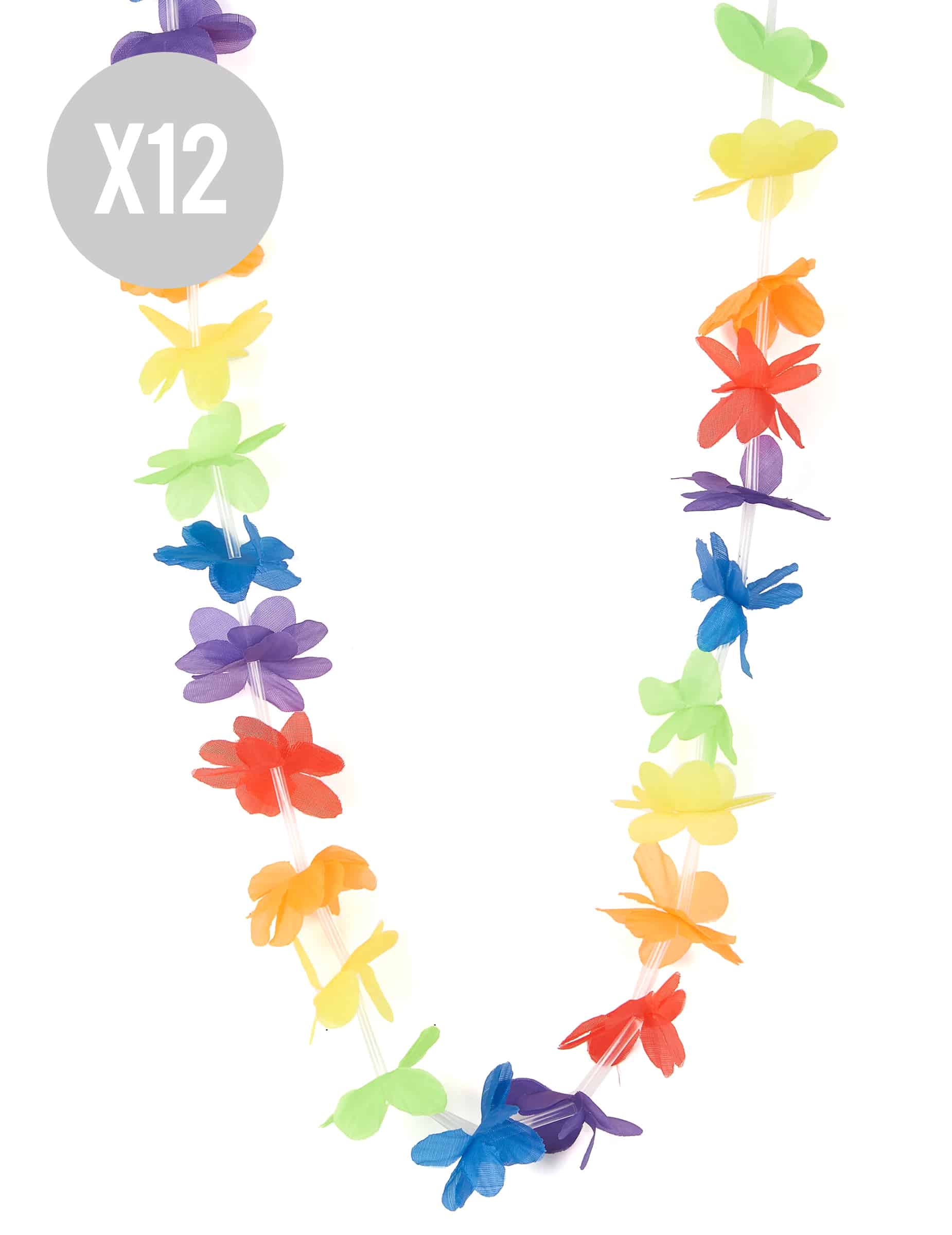 12er-Set bunte Willkommens-Halsbänder