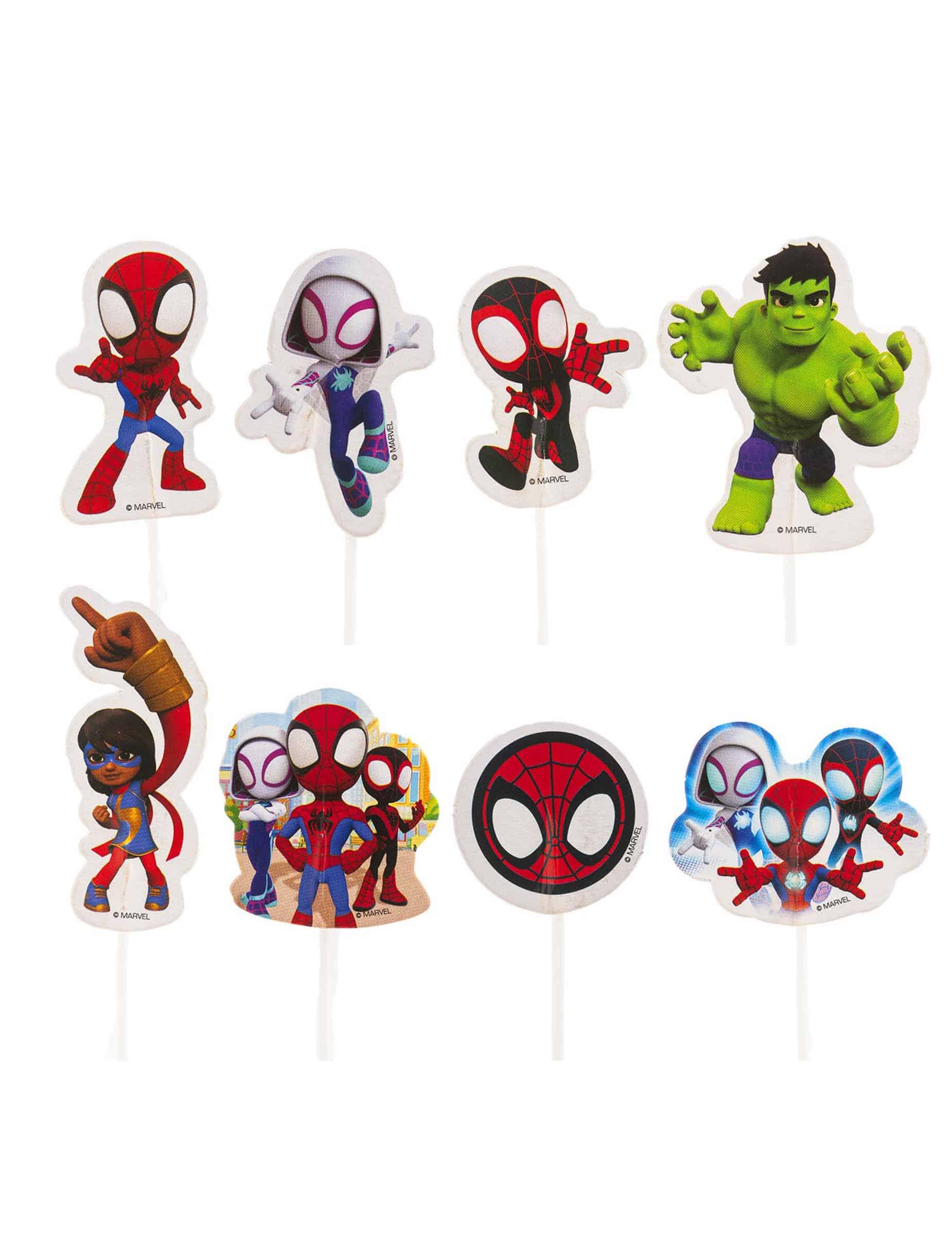 16 Cake Topper Spidey und seine Freunde
