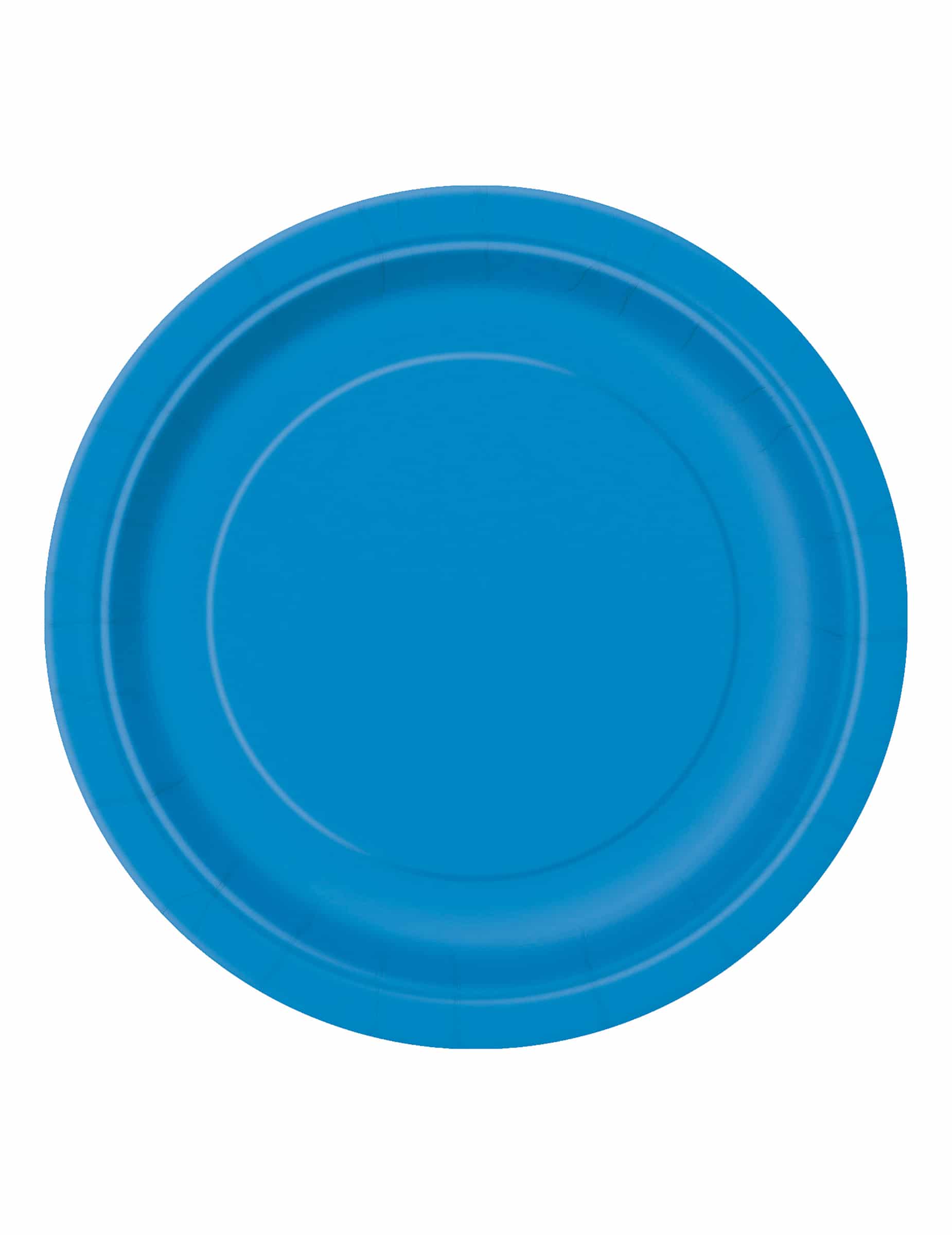 16 Große Pappteller Blau