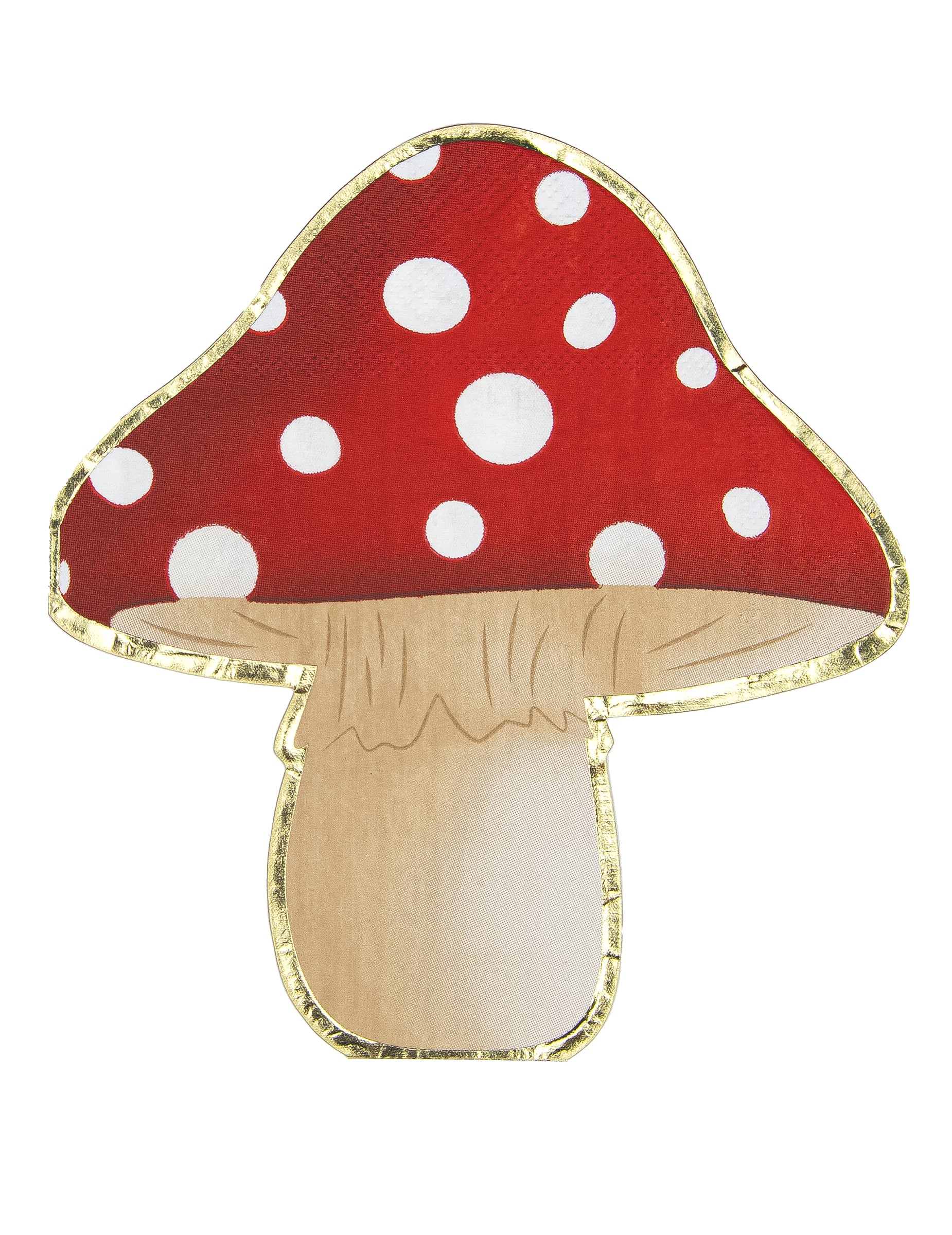 16 Papierservietten Fliegenpilz rot-weiß 29 x 32 cm