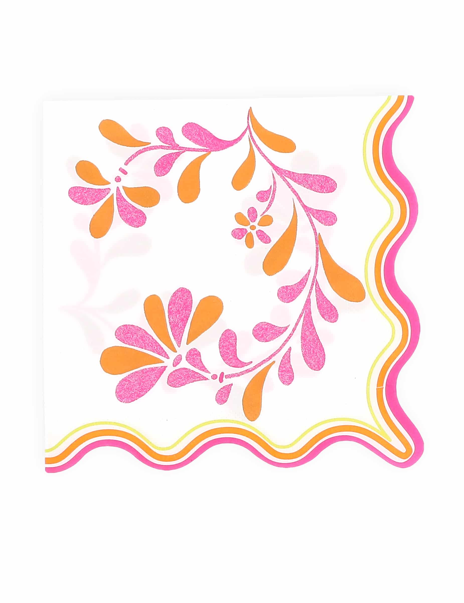 16 Pink Limonade Papierservietten 33 x 33 cm