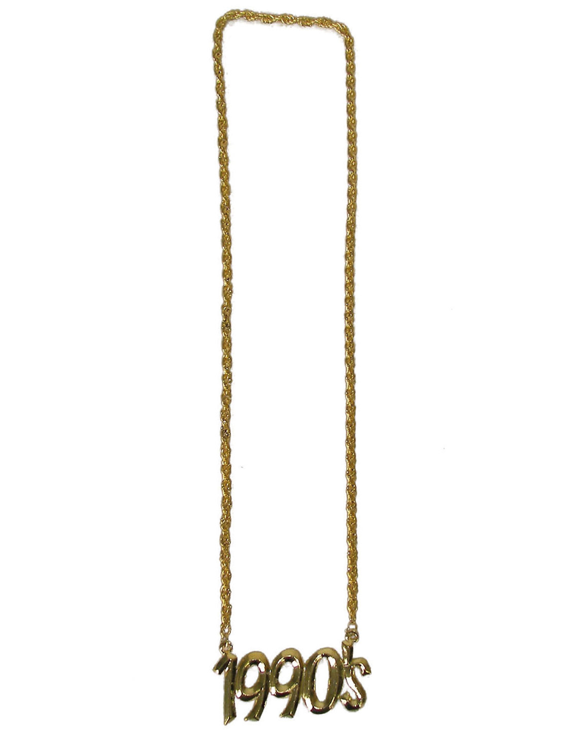1990er-Halskette Accessoire gold