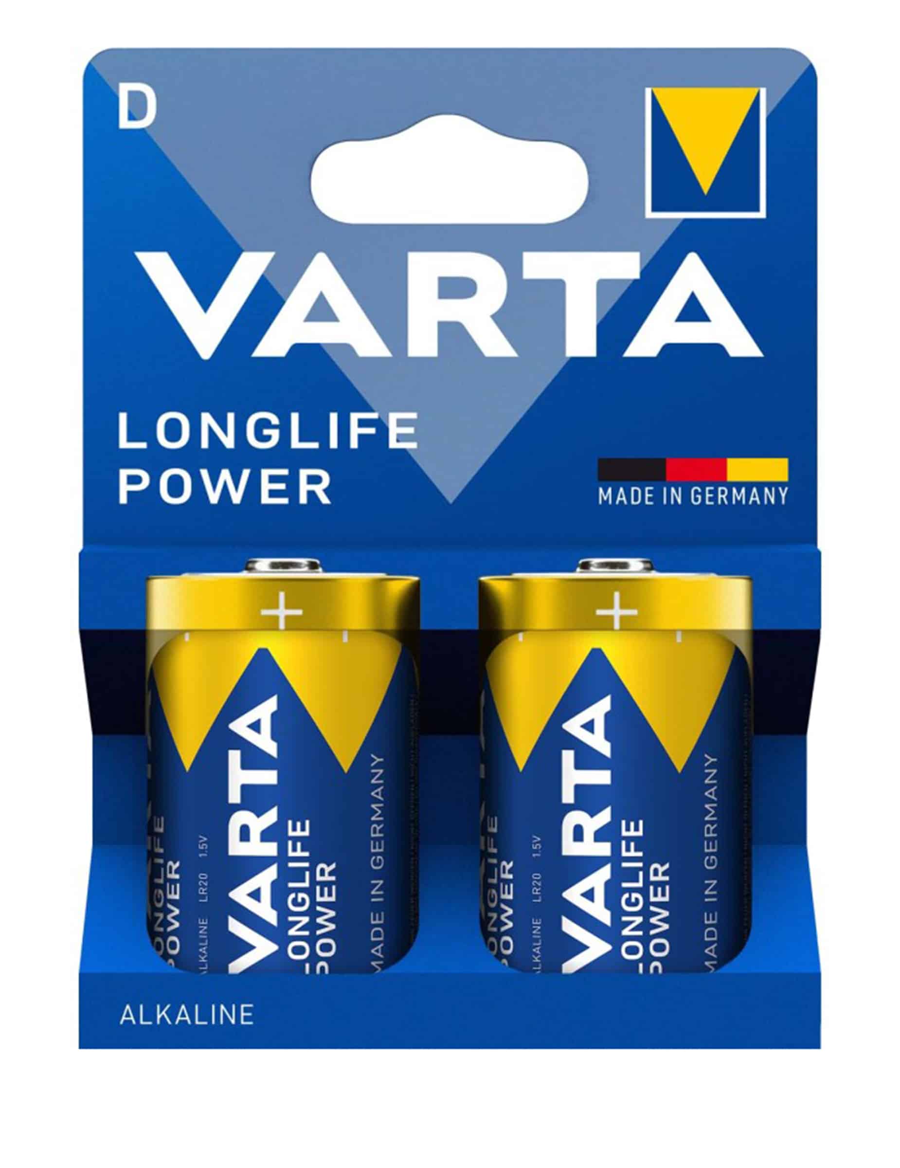 2 Varta Longlife Power LR20/D