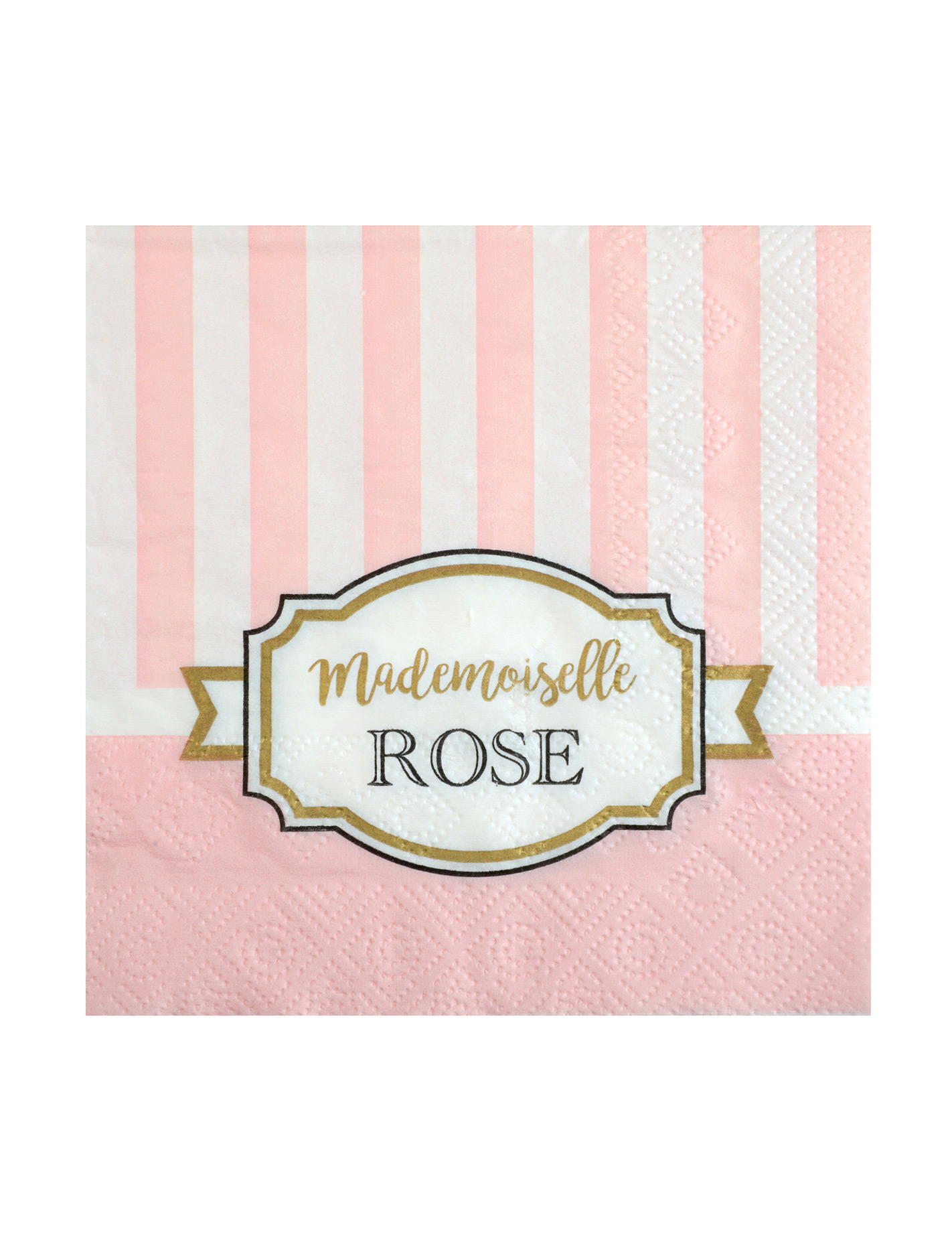 20 Cocktailservietten Baby Shower Rosa 25 x 25 cm