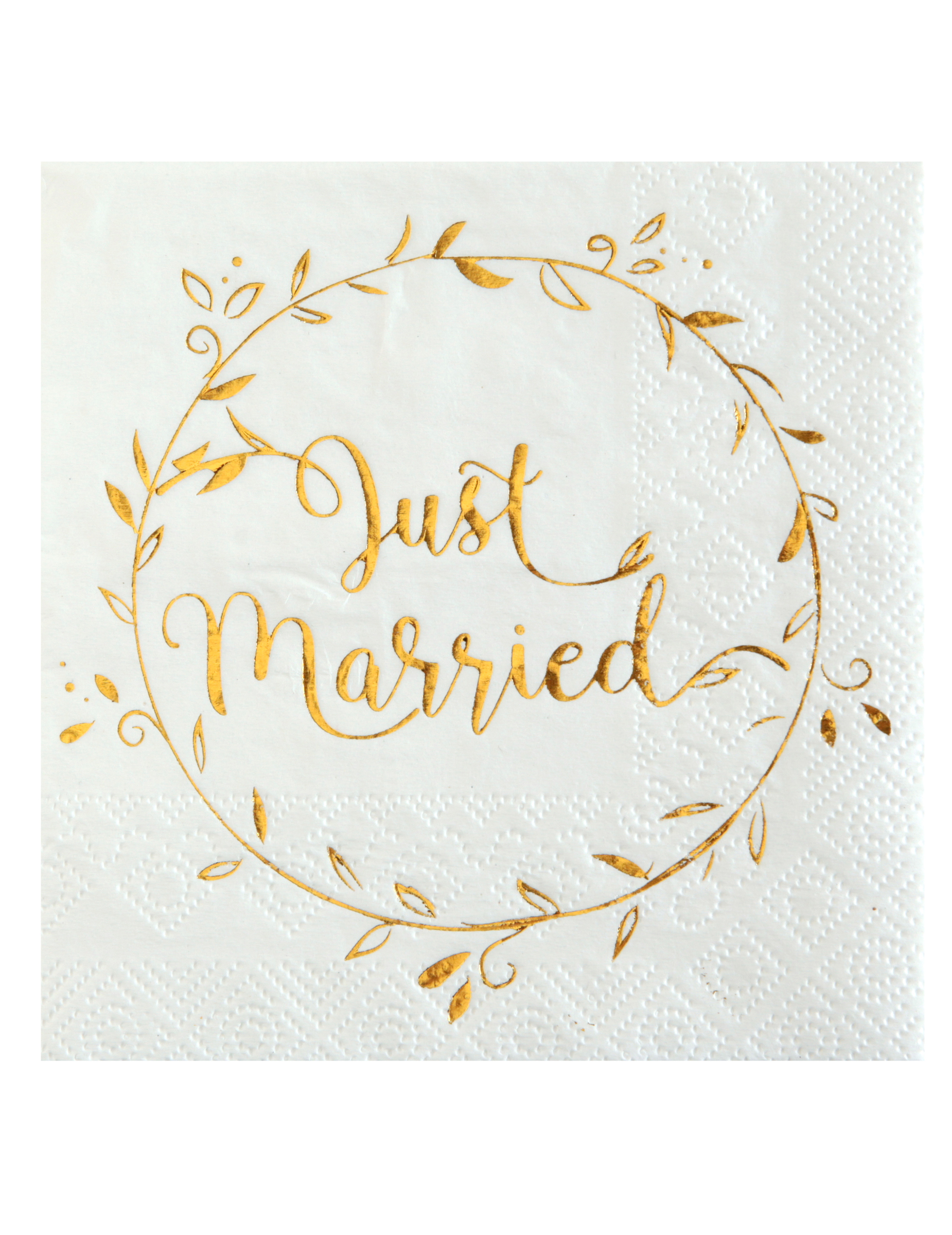 20 Cocktailservietten Just Married