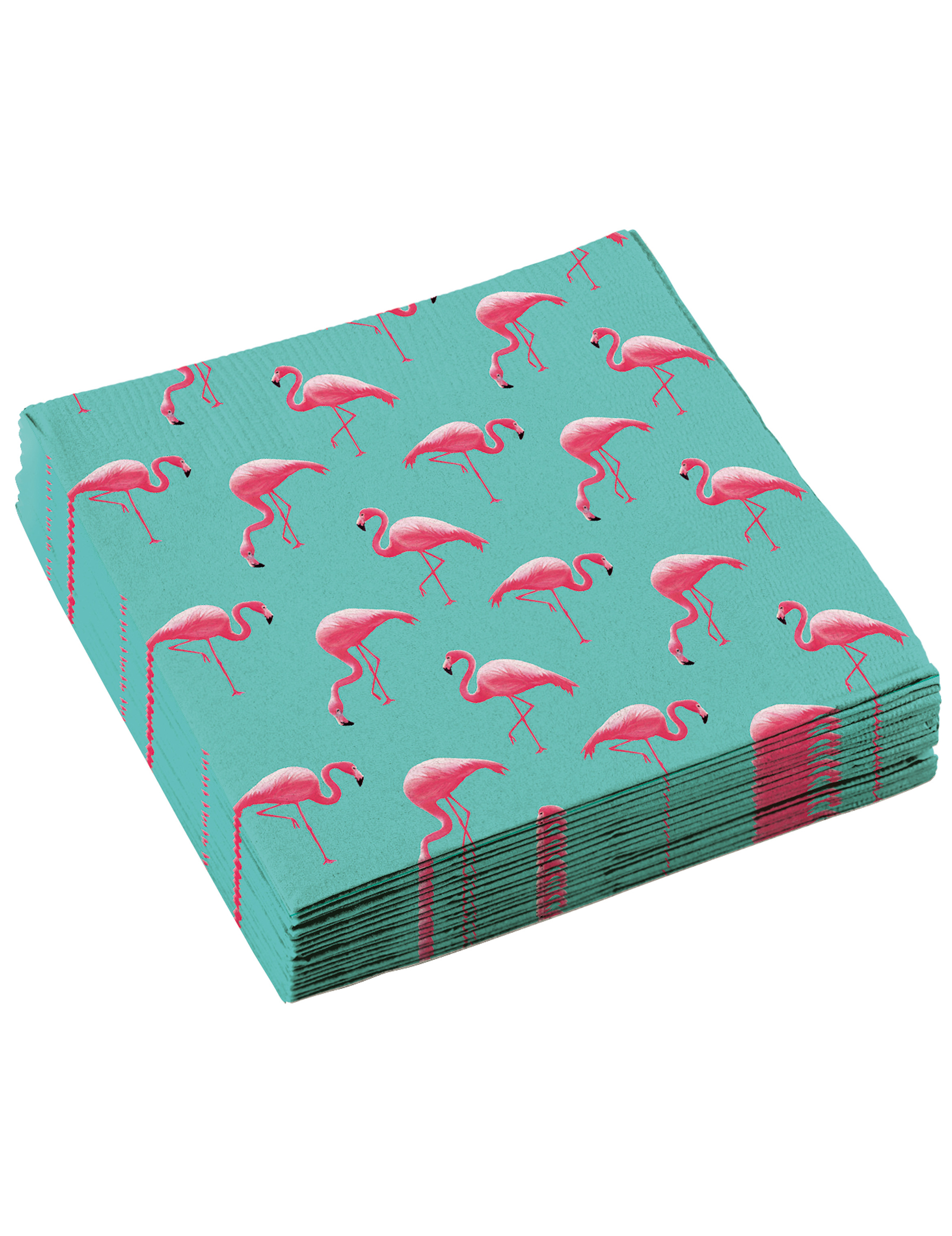 20 Flamingo Paradise Papierservietten 33 x 33 cm mit Flamingos