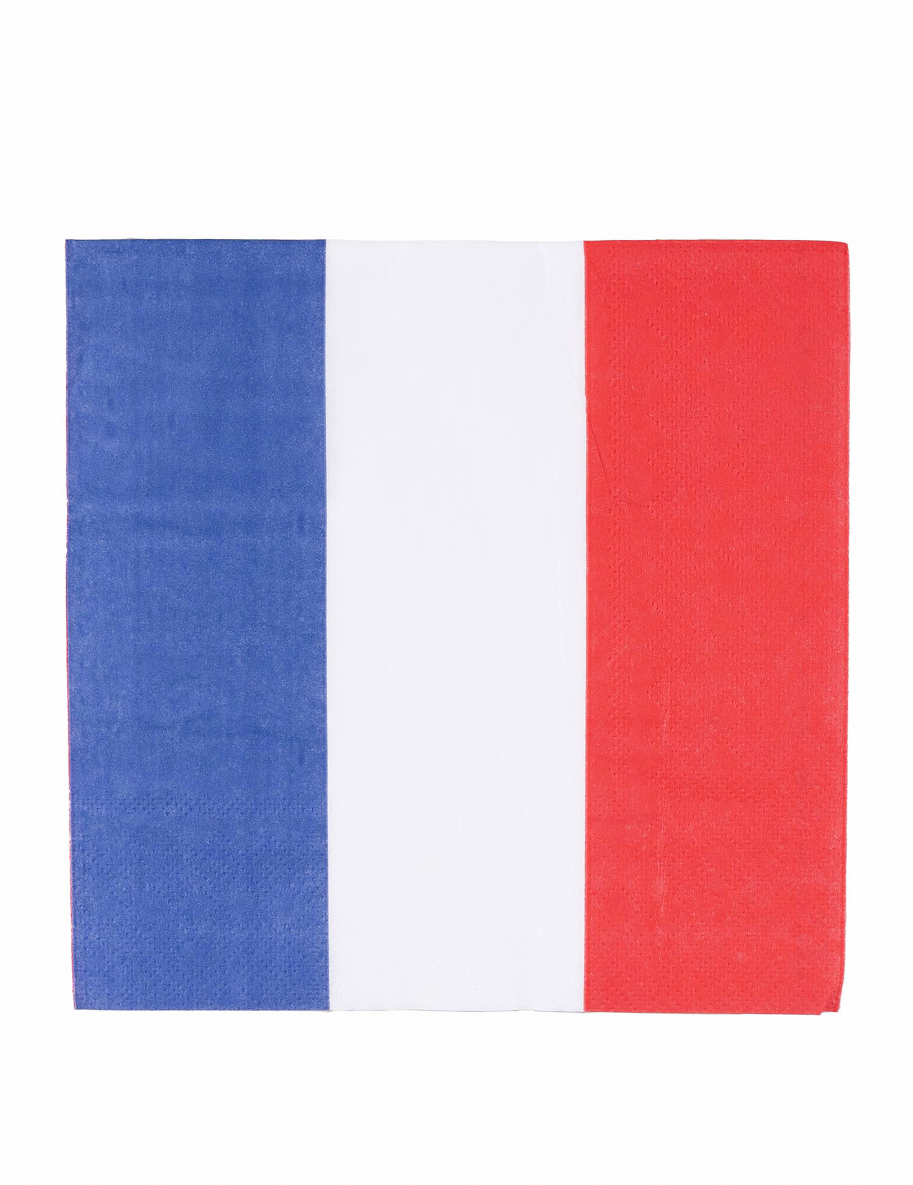 20 Frankreich Servietten blau weiss rot