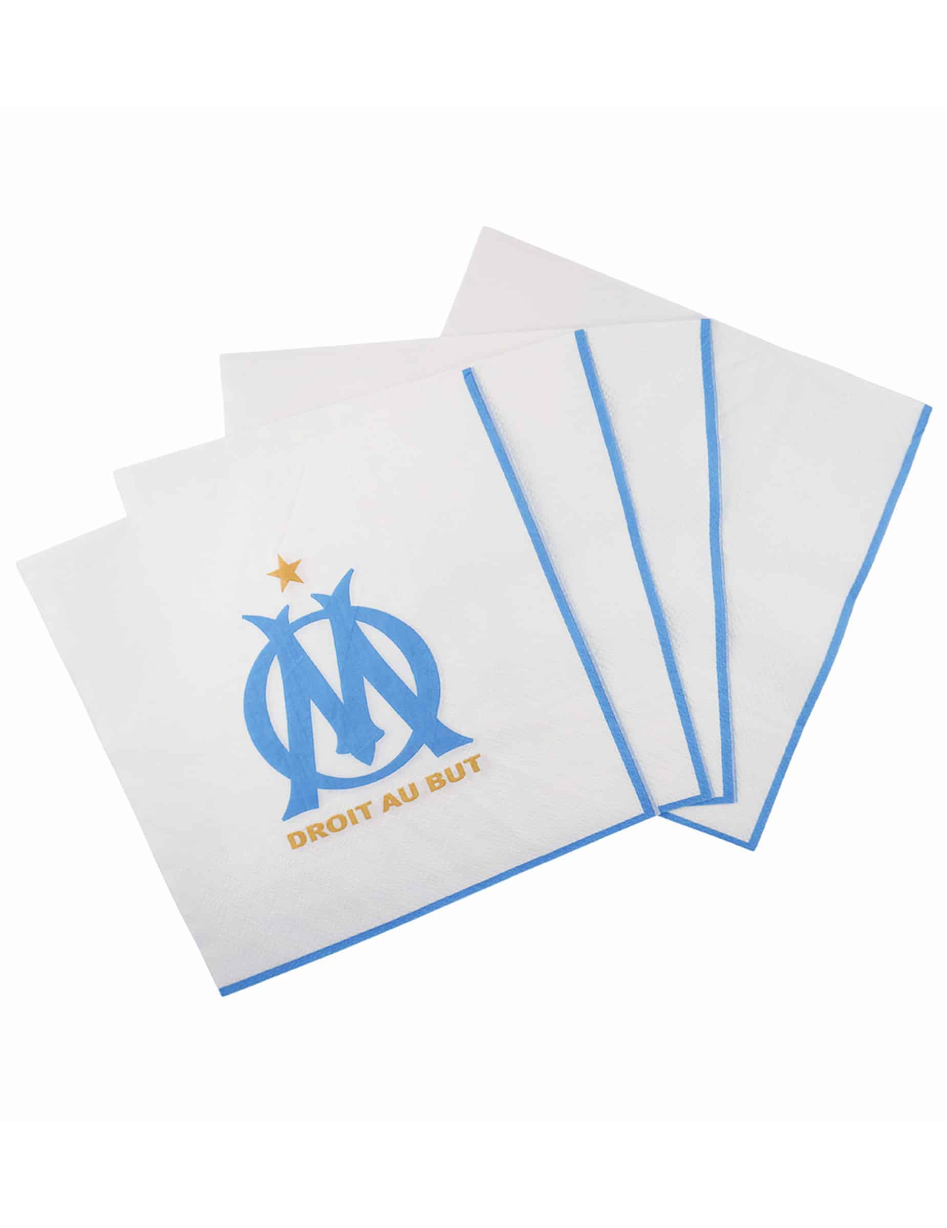 20 Olympique de Marseille Servietten 33 cm x 33 cm