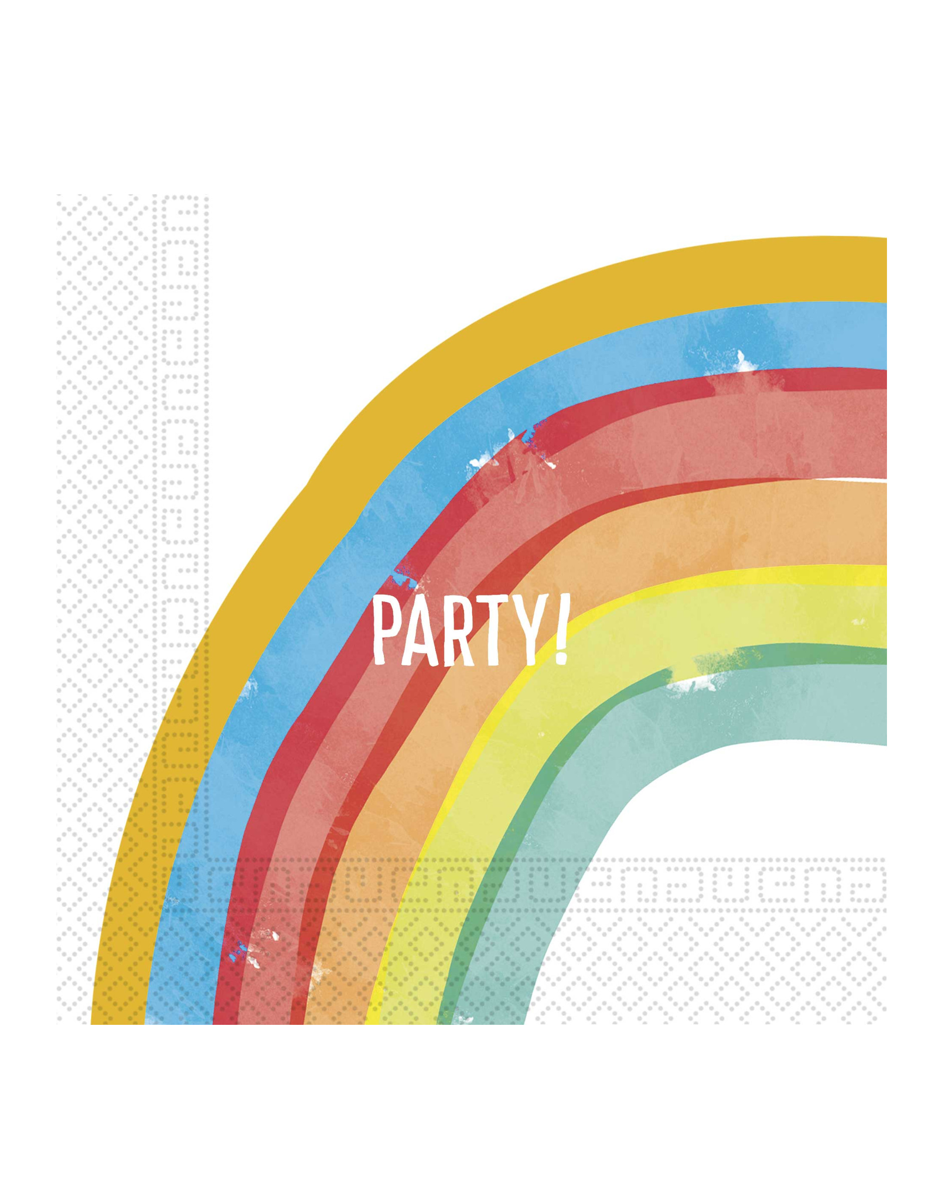20 Papierservietten Rainbow Party 33 x 33 cm Regenbogen-Geburtstag