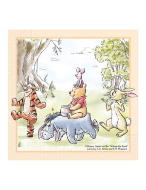 20 Papierservietten Winnie Puuh 33 x 33 cm