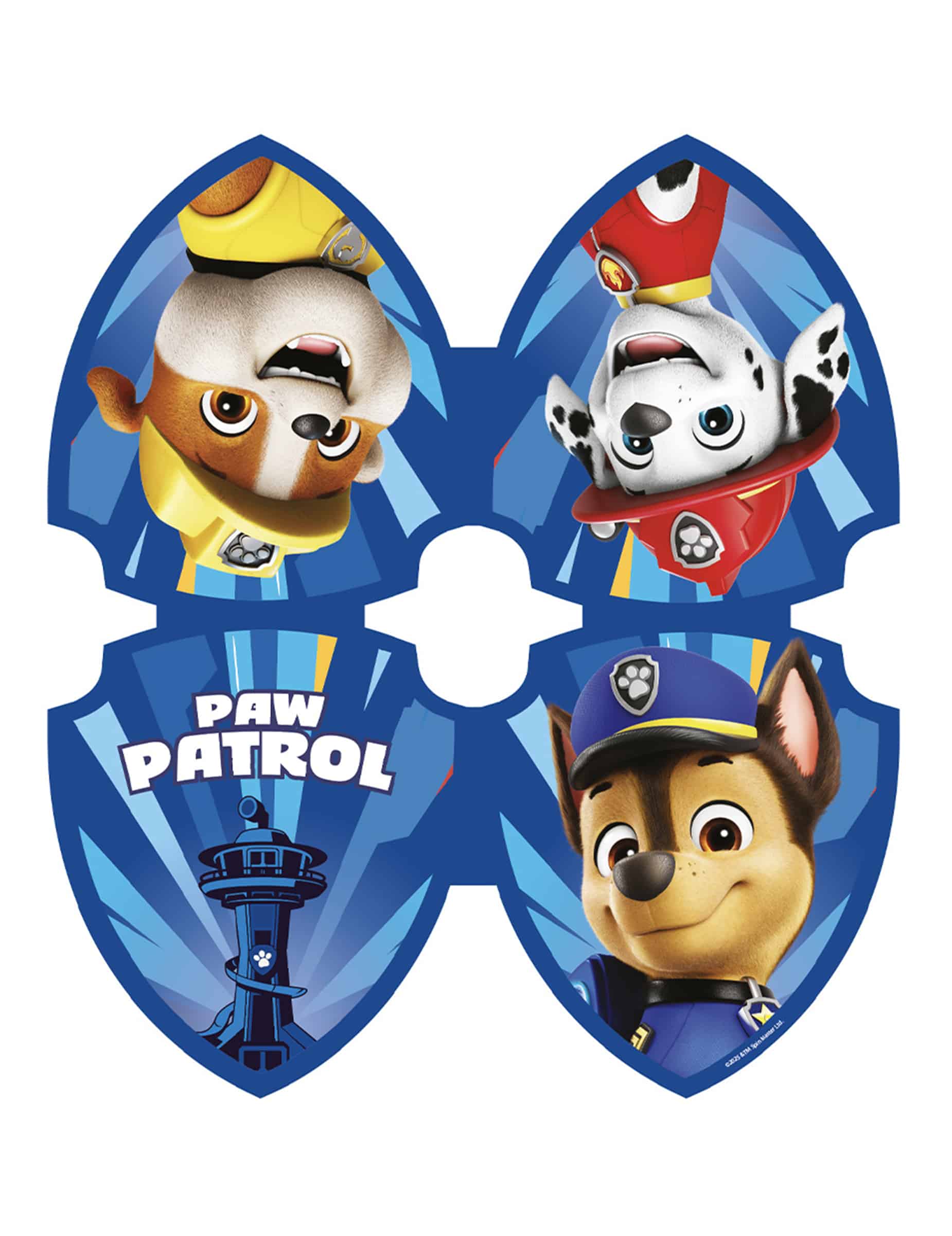 20 Paw Patrol Papierservietten blau 28x32cm