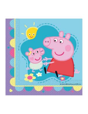 20 Peppa Wutz Papierservietten 33 x 33 cm