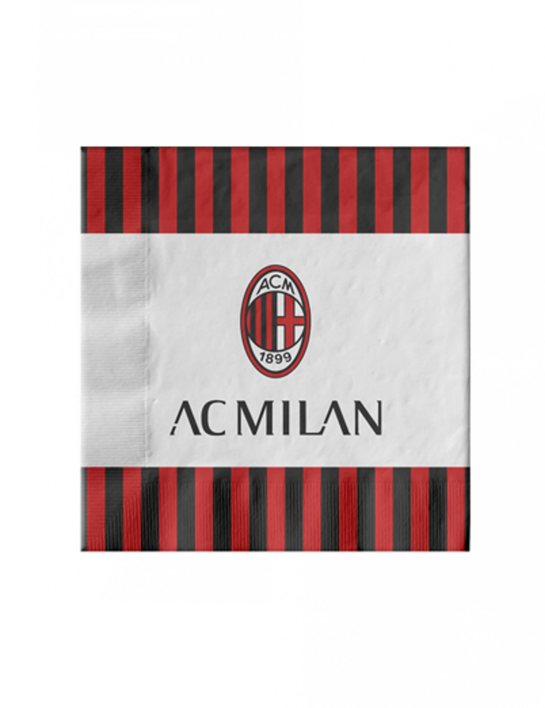 20 Servietten AC Mailand 33 x 33 cm