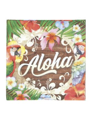 20 Servietten Aloha Hawaii 16 x 16 cm
