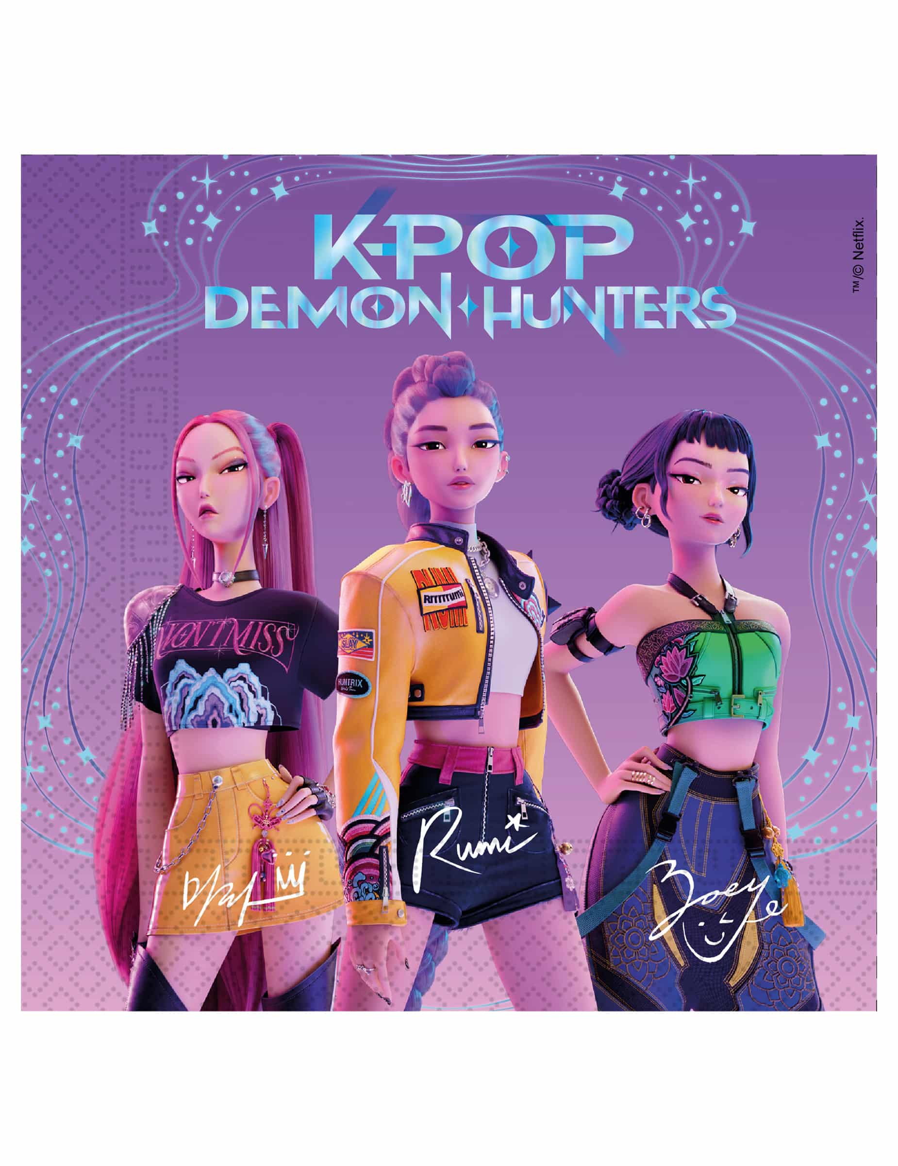 20 Servietten Kpop Demon Hunter 33 x 33 cm