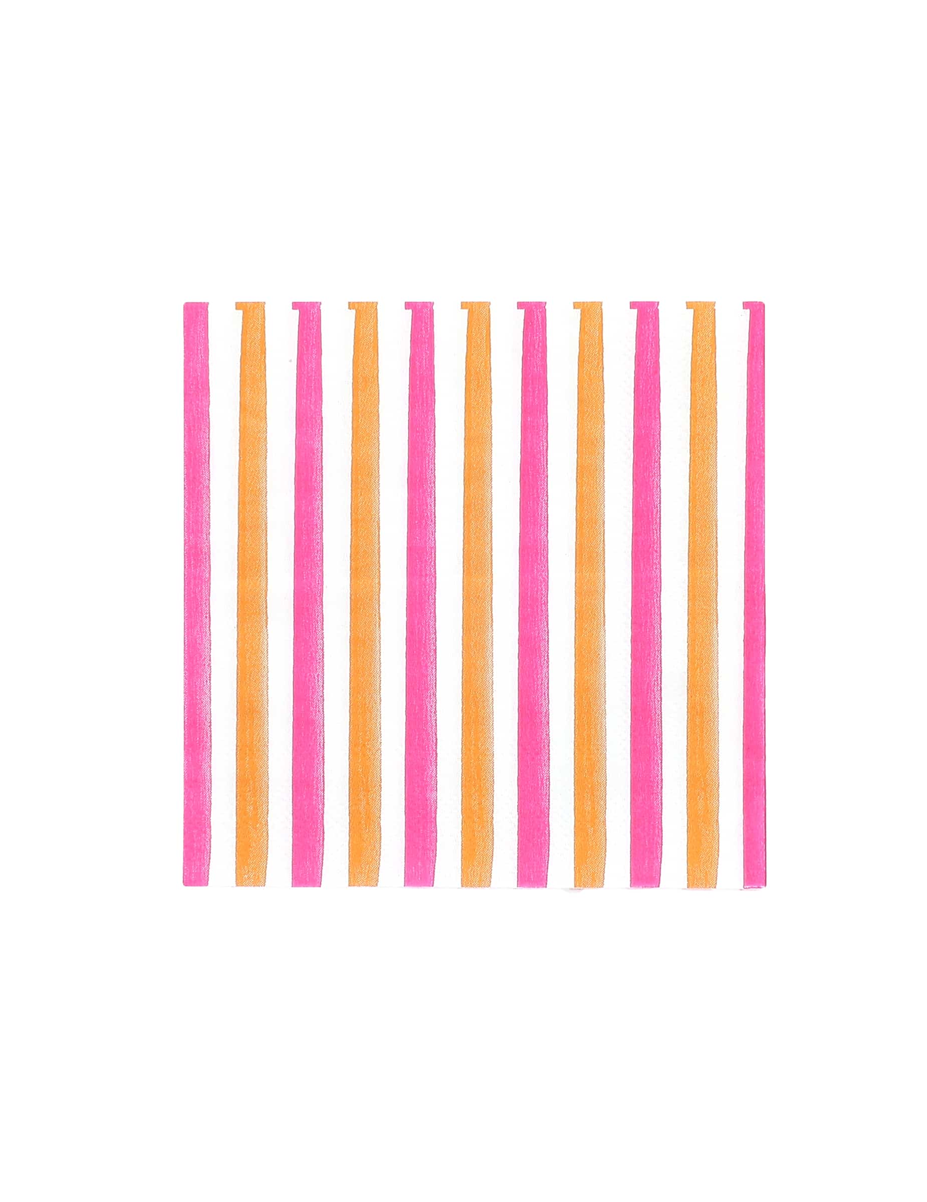 20 kleine Papierservietten Pink Limonade Cocktail-Servietten 24 x 24 cm