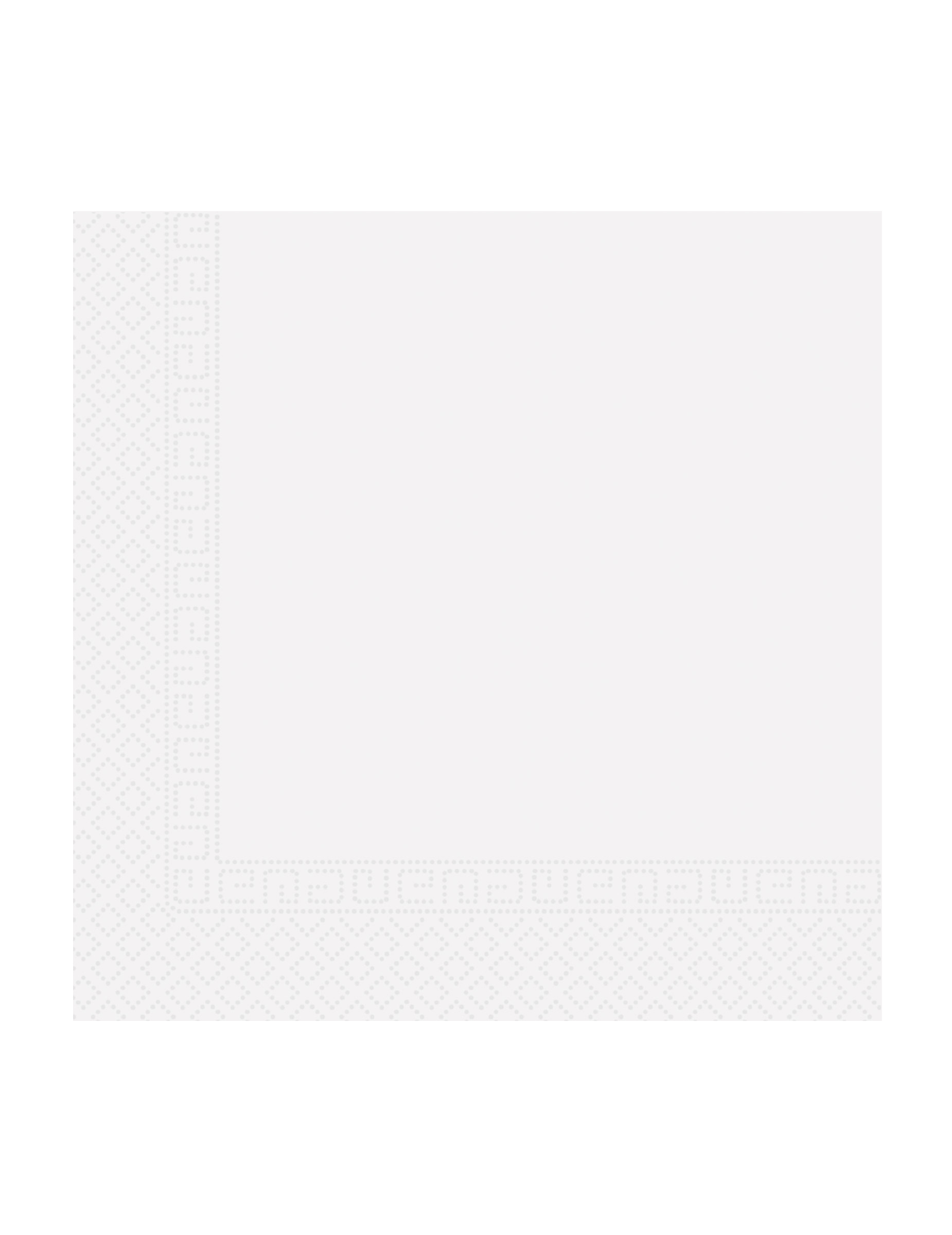 20 weiße Heim-kompostierbare Papierservietten 33 x 33 cm für Partys