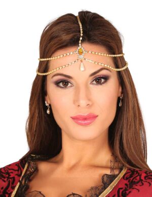 20er Jahre-Kopfschmuck Accessoire Fasching gold