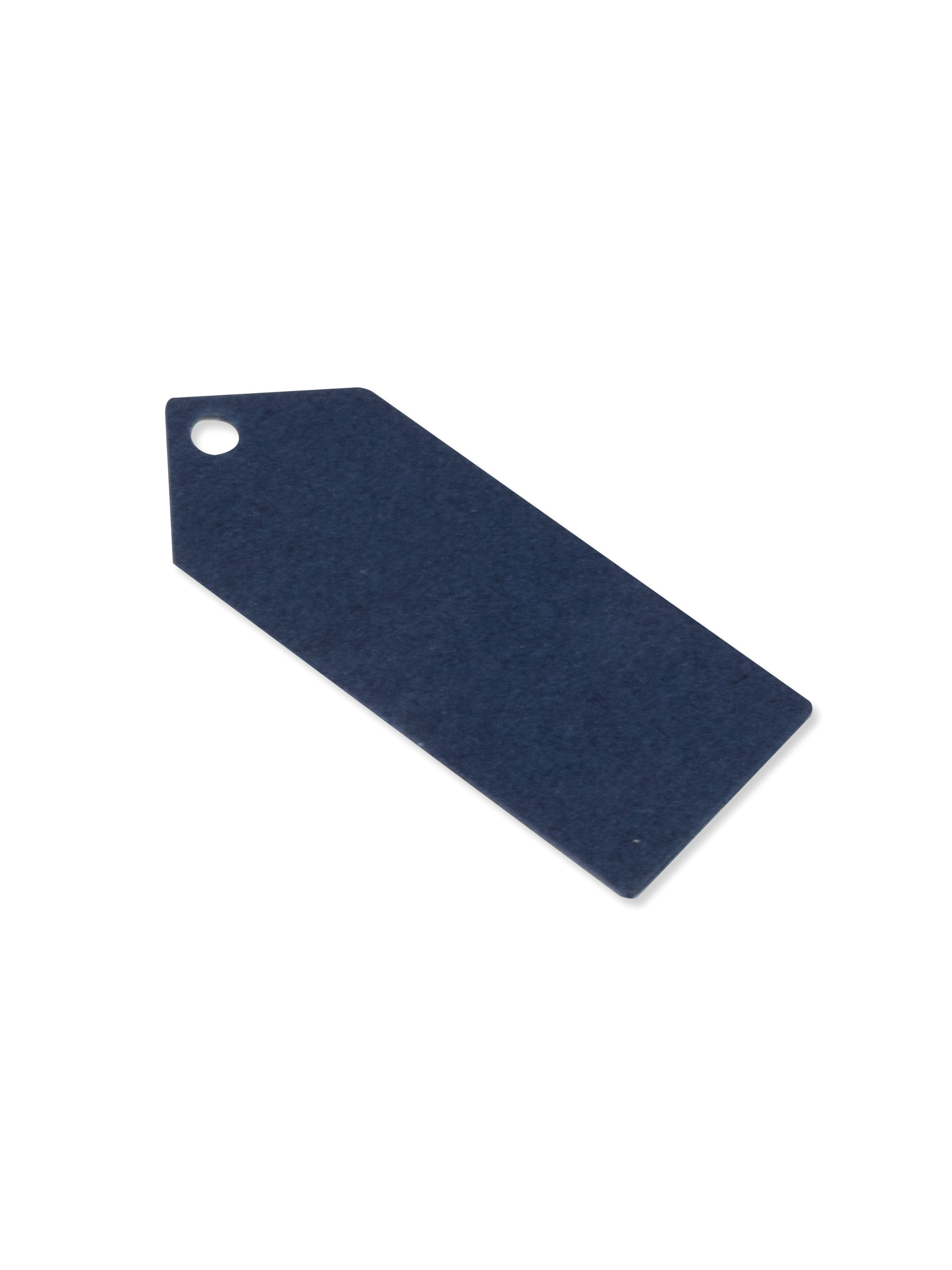24 Marineblaue Anhänger gelocht 5 x 2 cm für Tischkarten