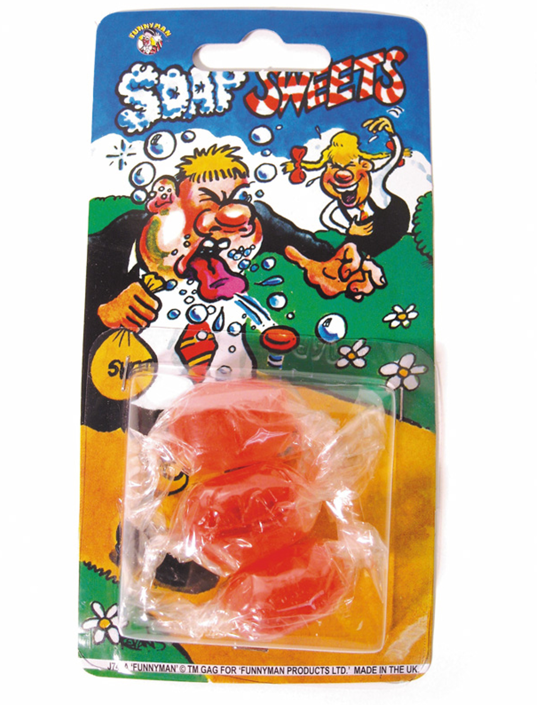 3 Scherzartikel Seifen-Bonbons für alle