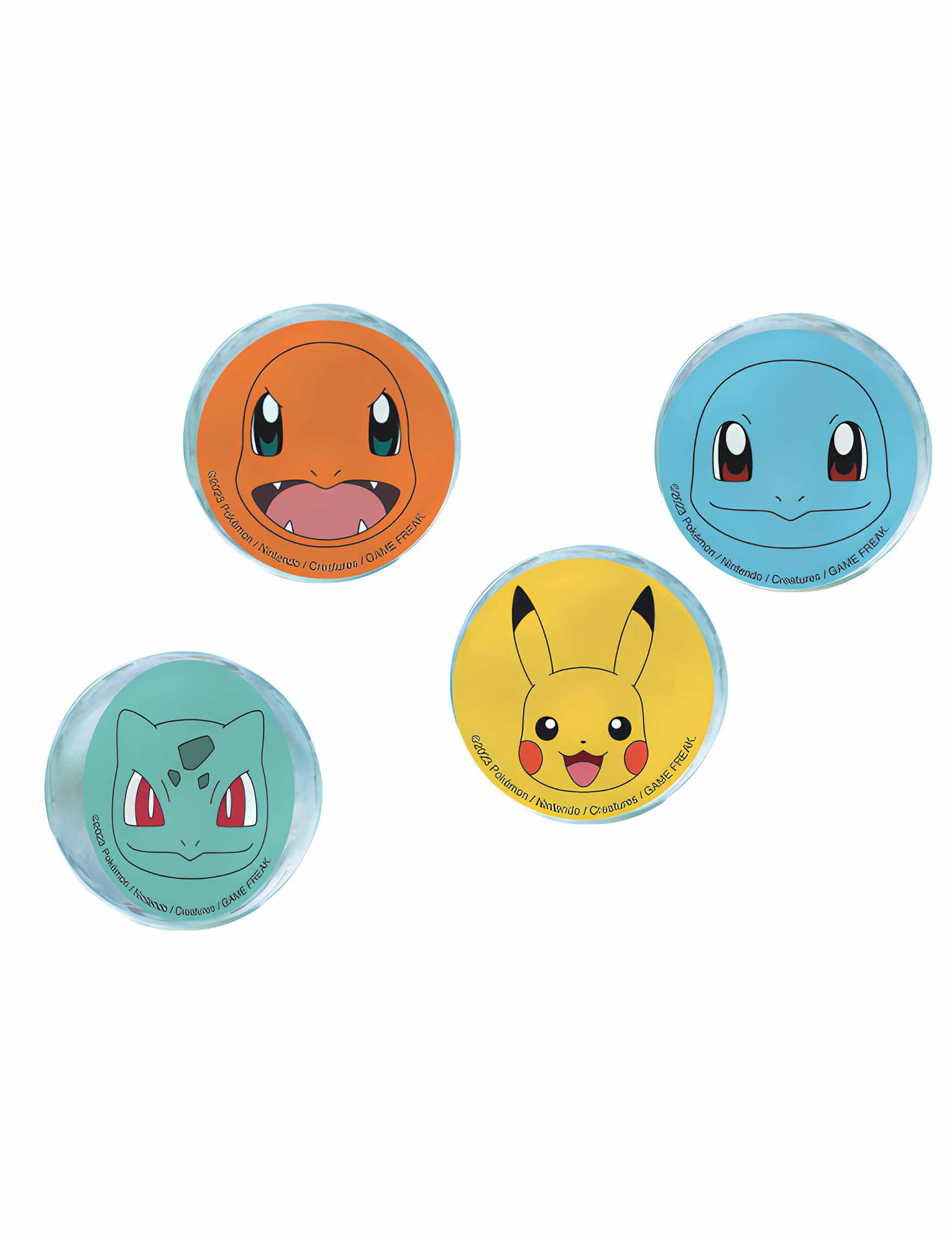 4 Flummis Pokémon 4 cm