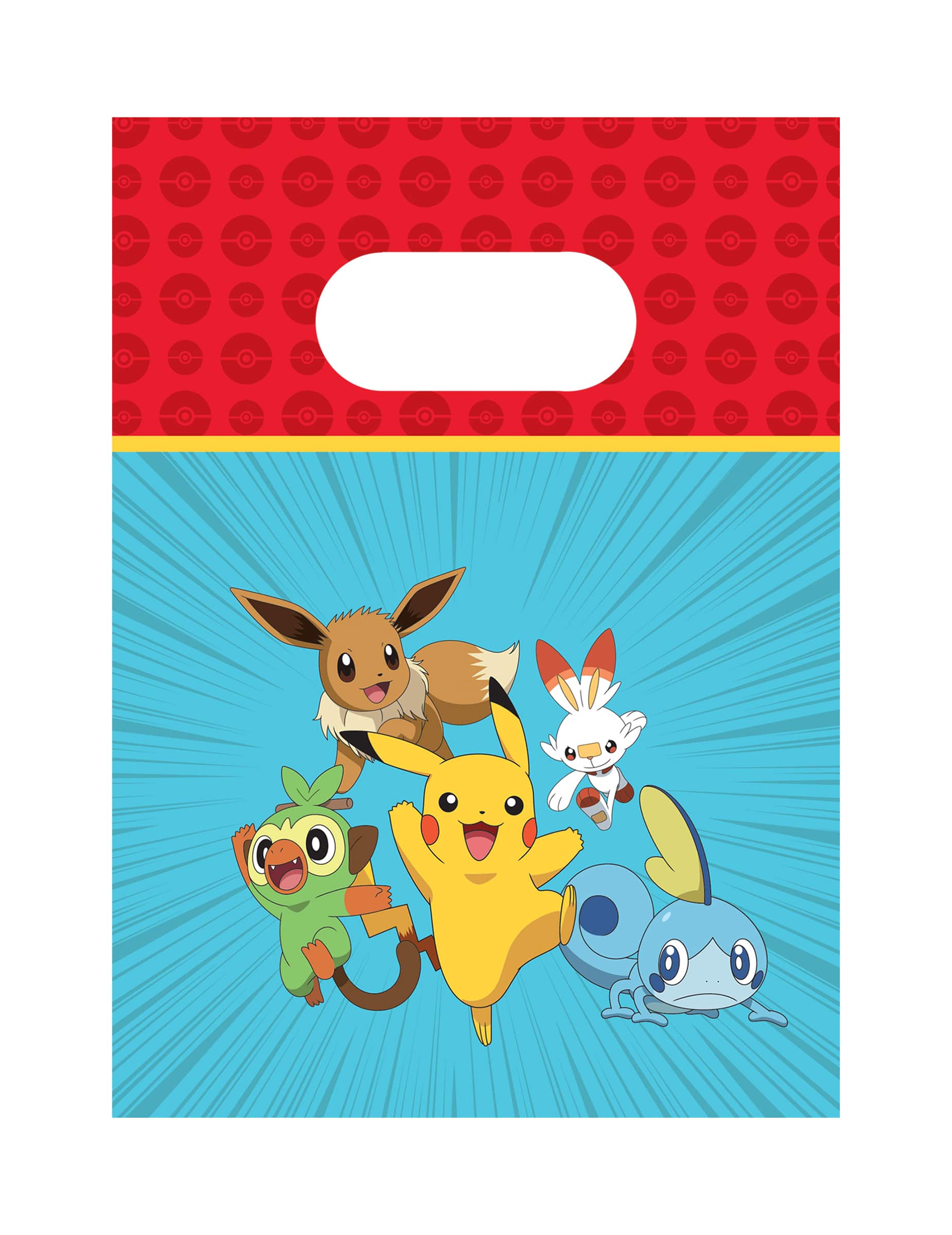 4 Papiertüten Pokémon Next Gen