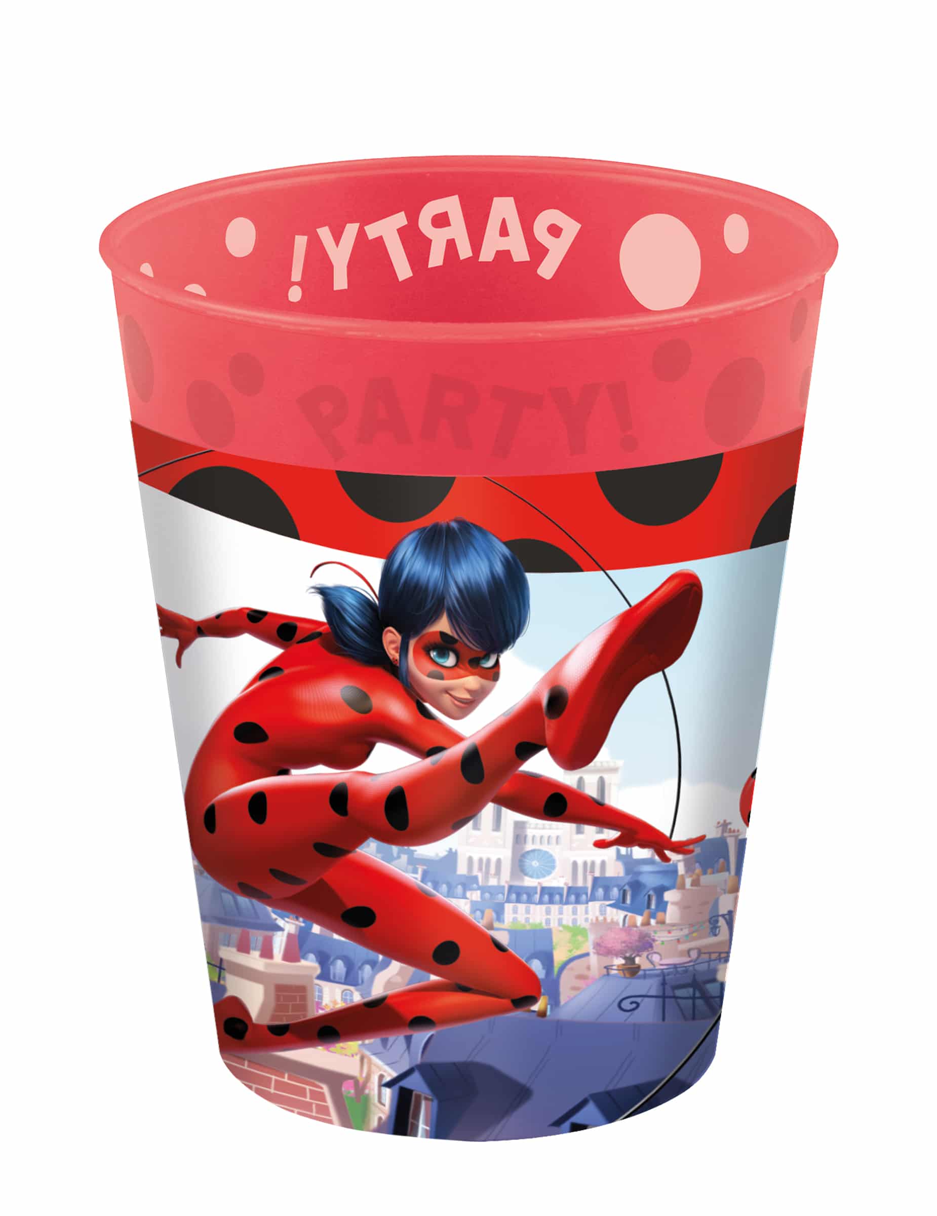 4 Partybecher Ladybug Miraculous Mehrweg 250 ml