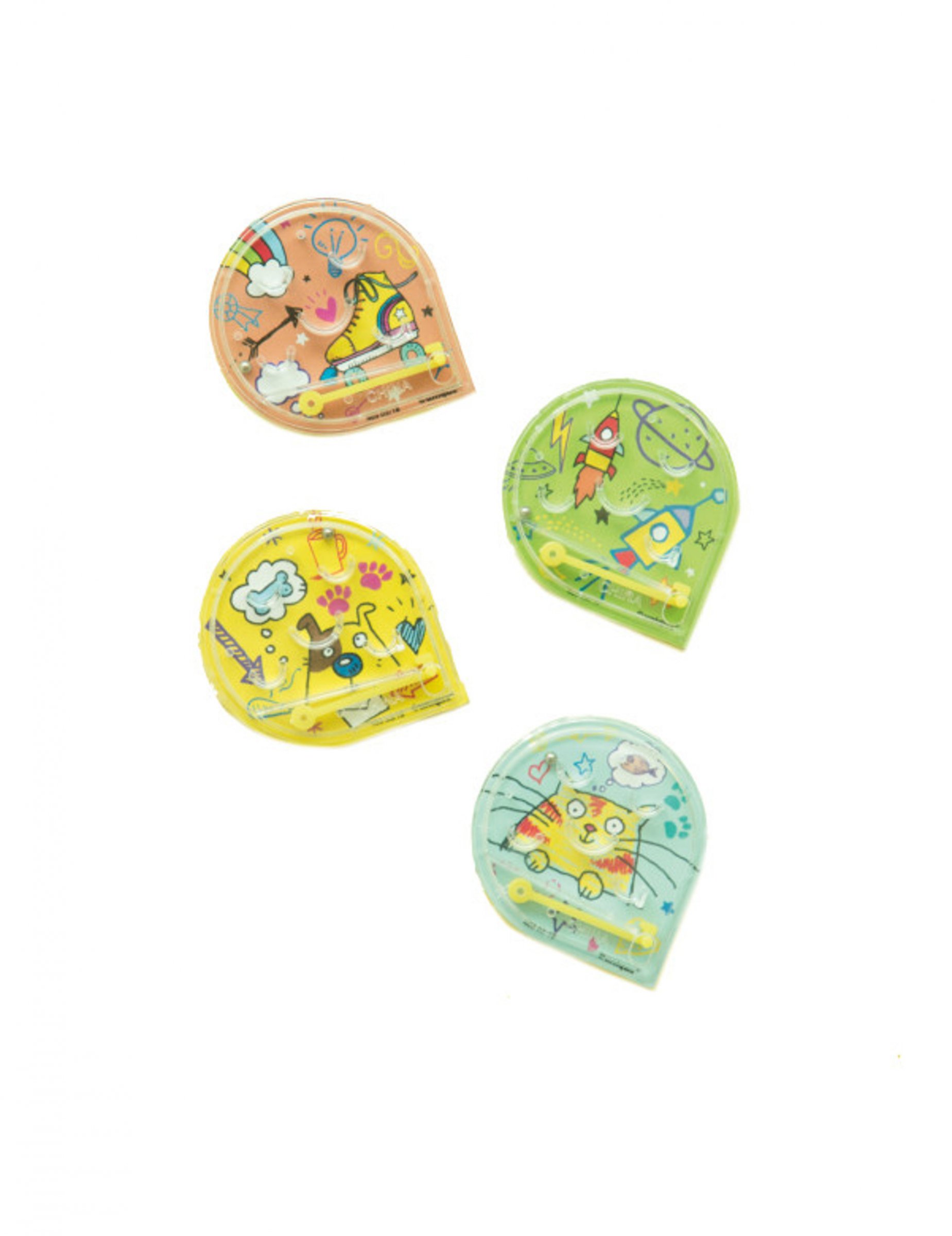 4 Pinata Geschenke Flipper Mini-Spiele Zubehör