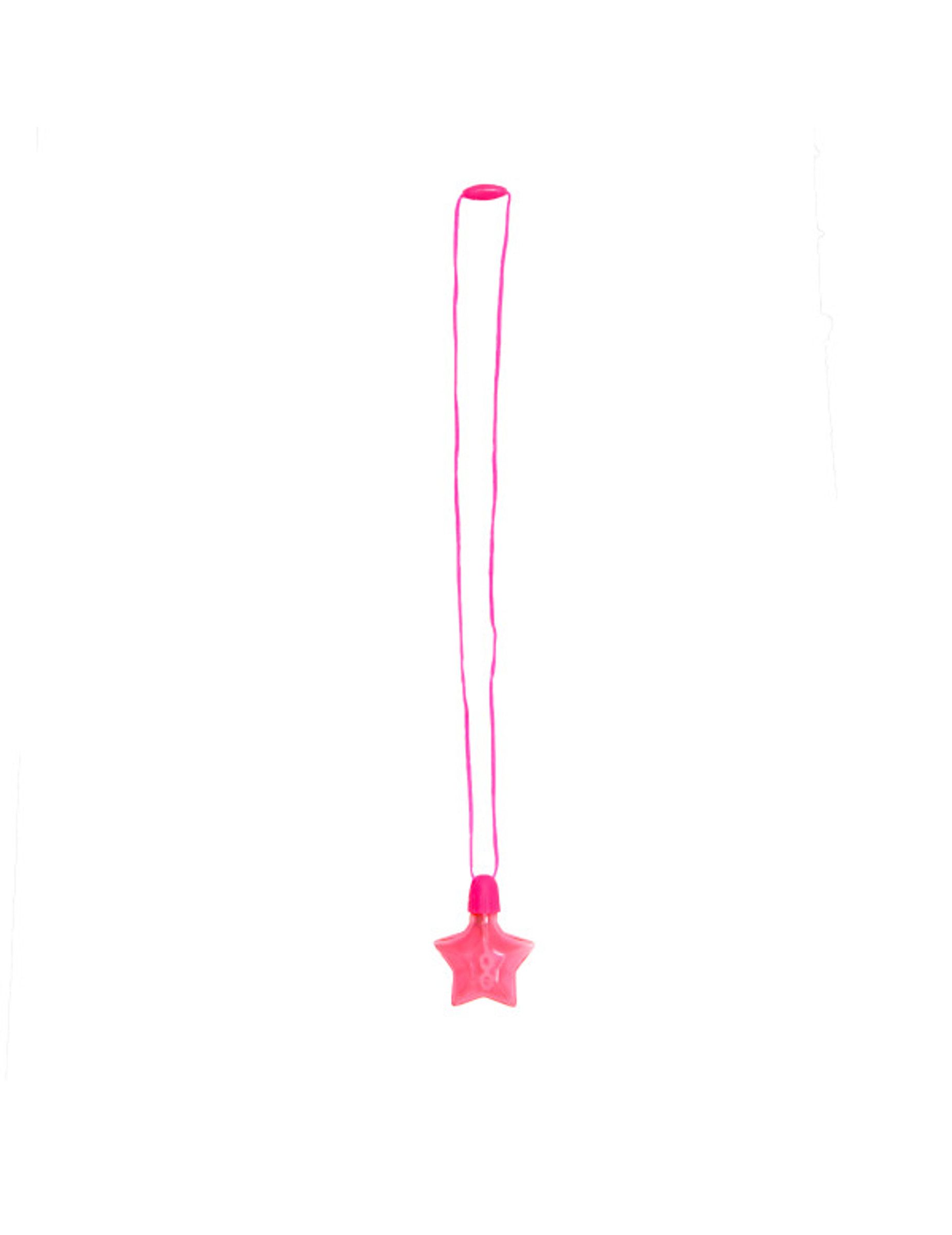 4 Piñata-Geschenke Seifenblasen Stern rosa Kunststoff