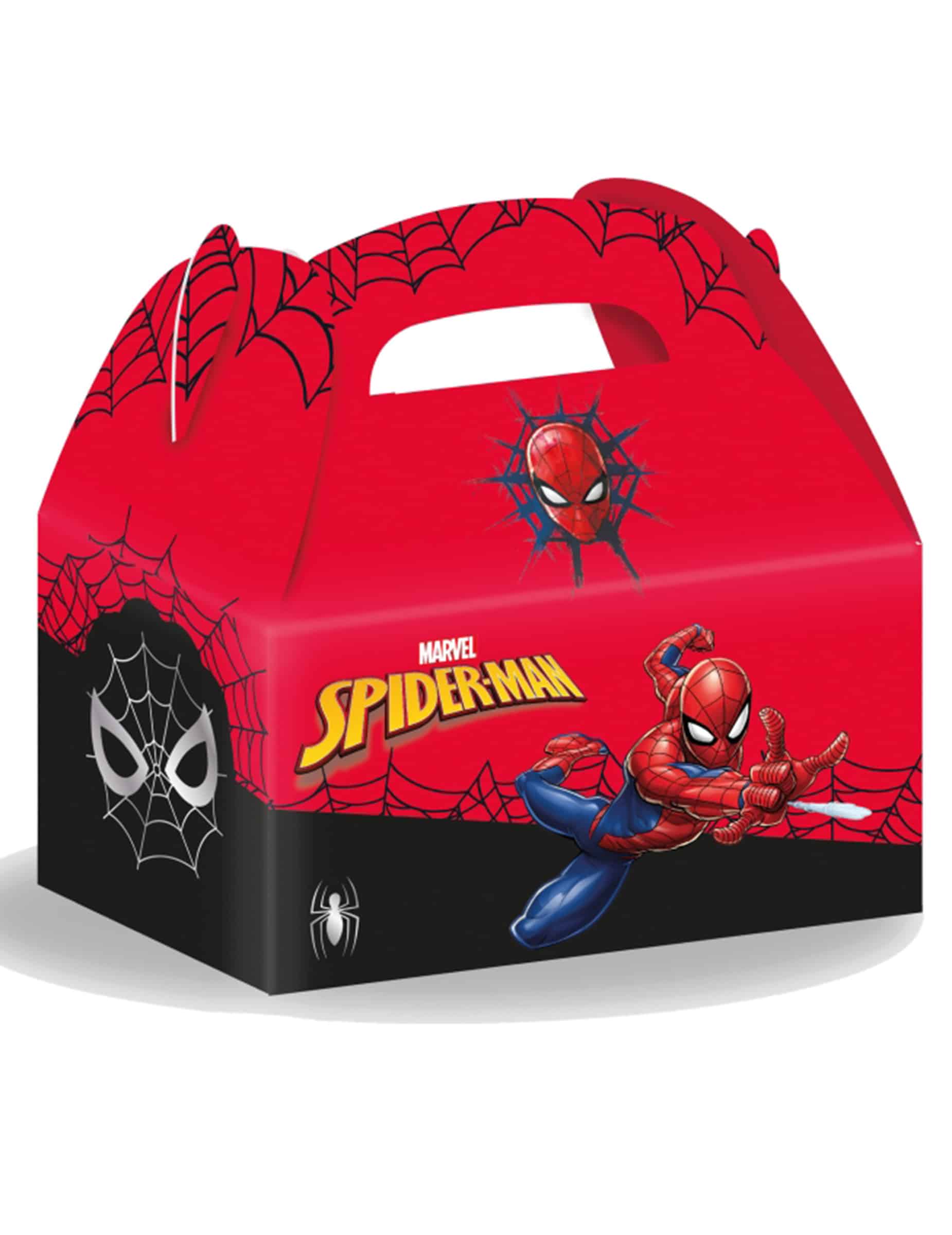 4 Spiderman Geschenkschachteln aus Pappe 15