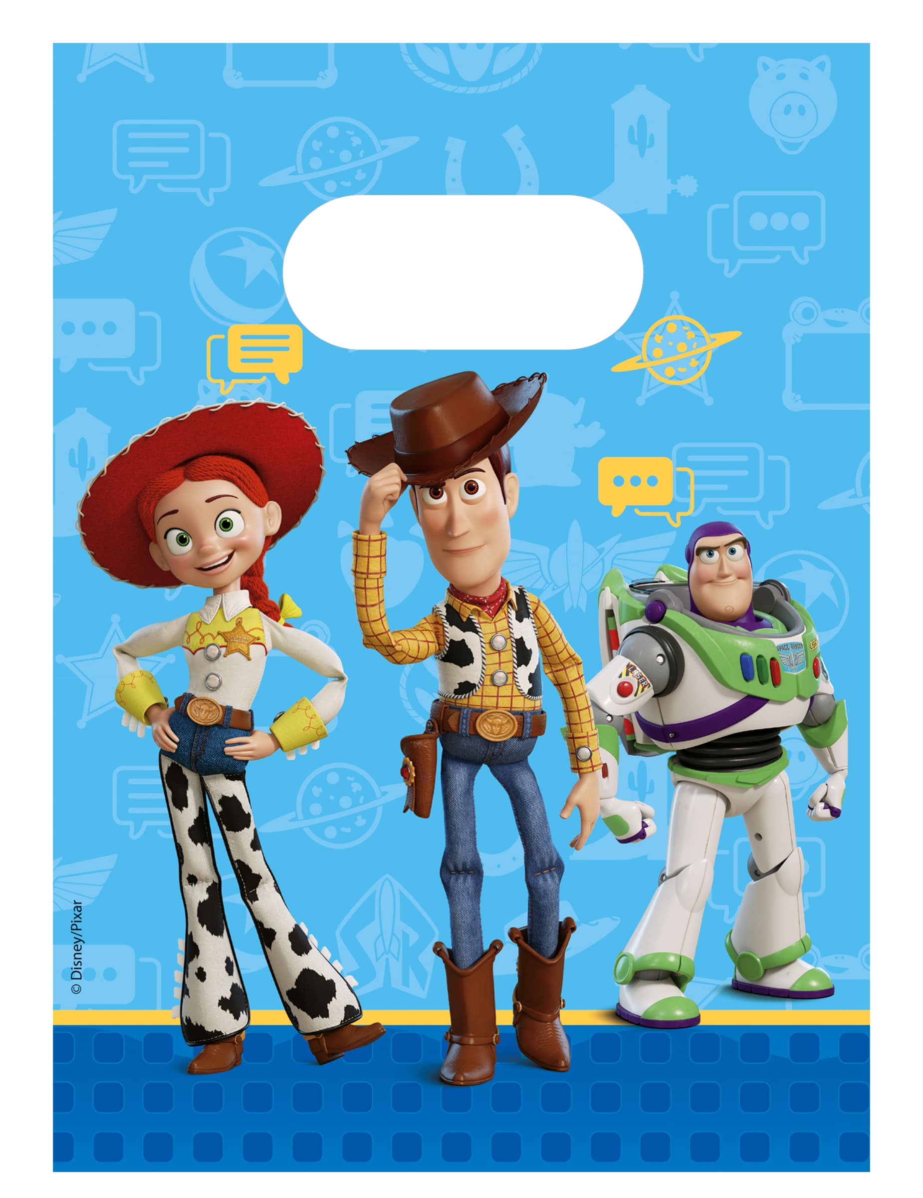 4 Toy Story 5 Papiertüten für Geschenke