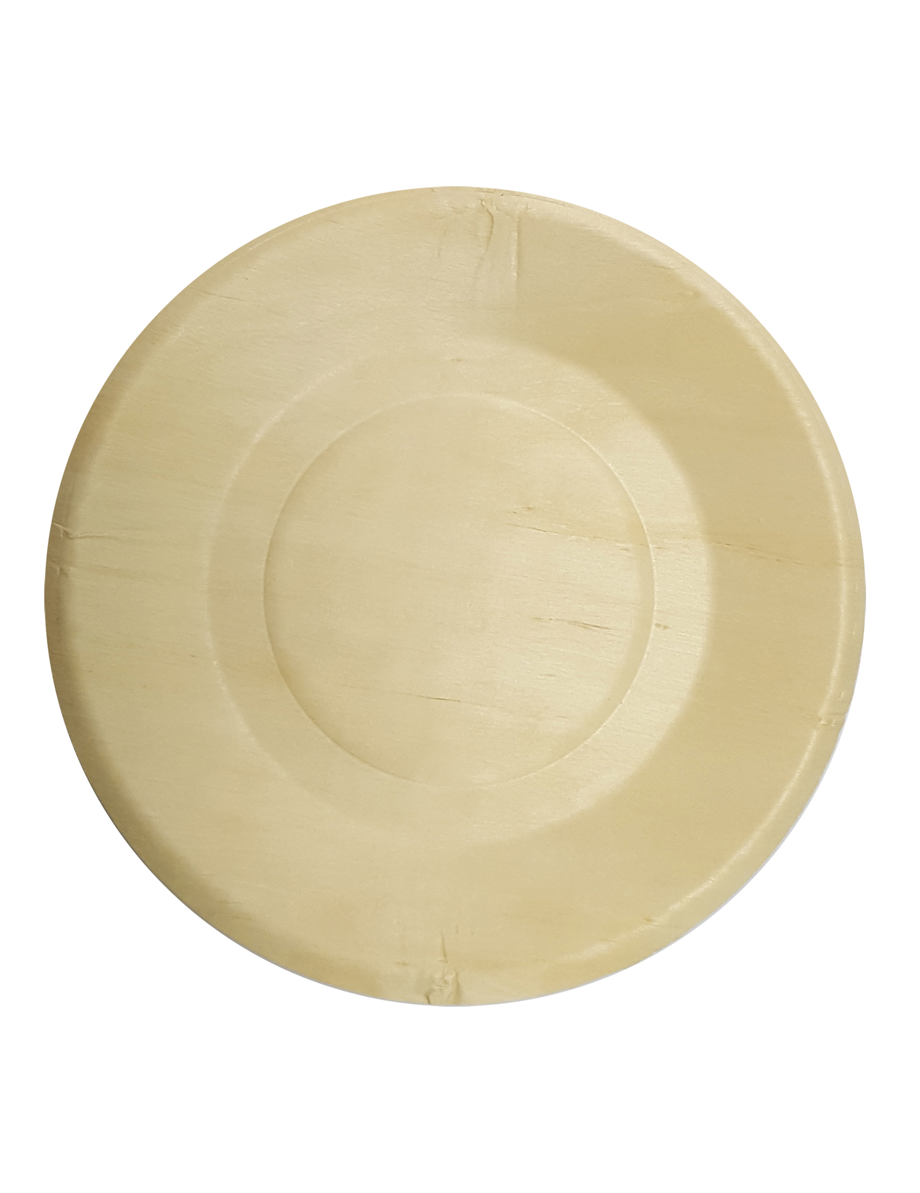 4 kleine Öko-Holzteller 19 cm