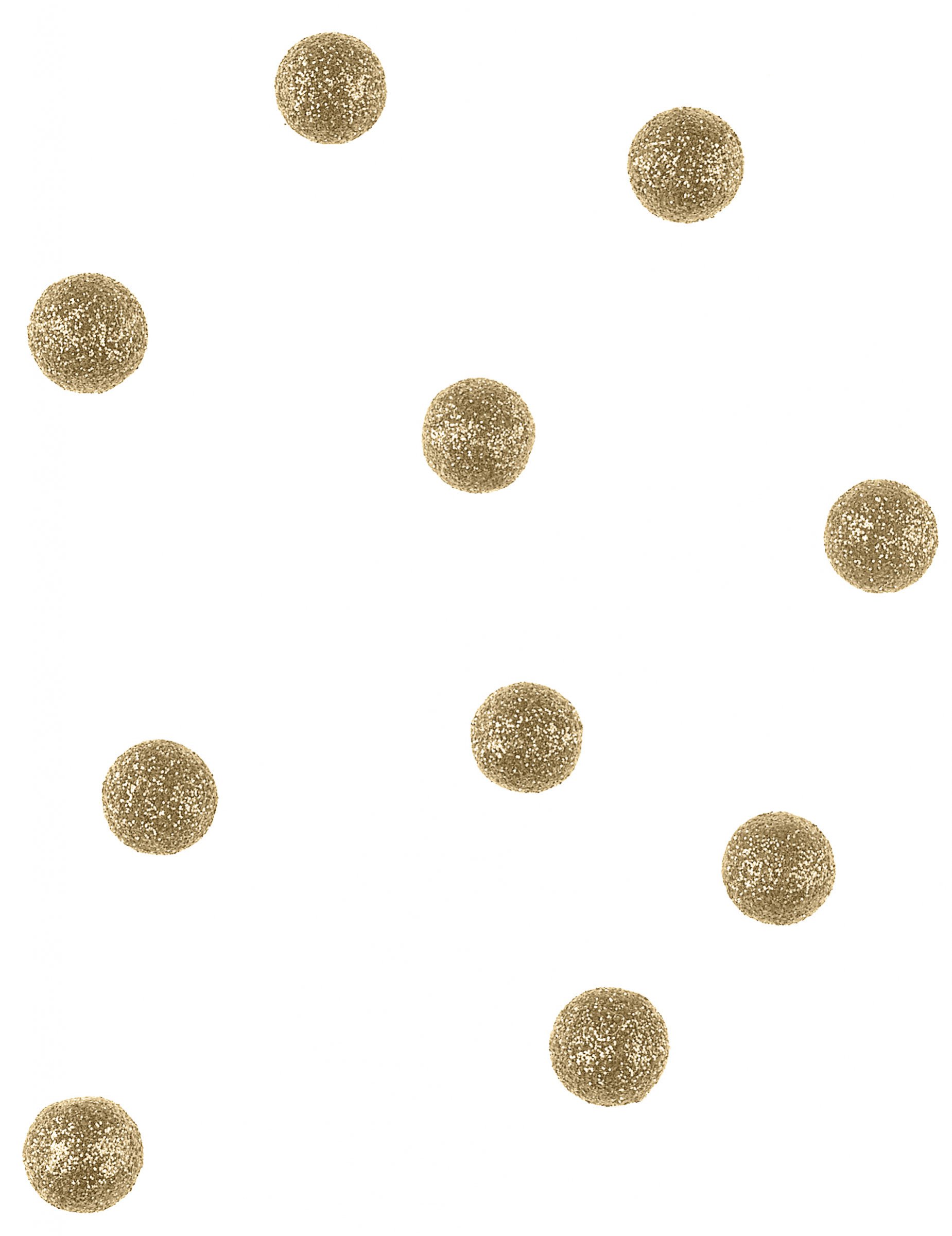 40 Glitzerkugeln Gold Streudeko 12 mm
