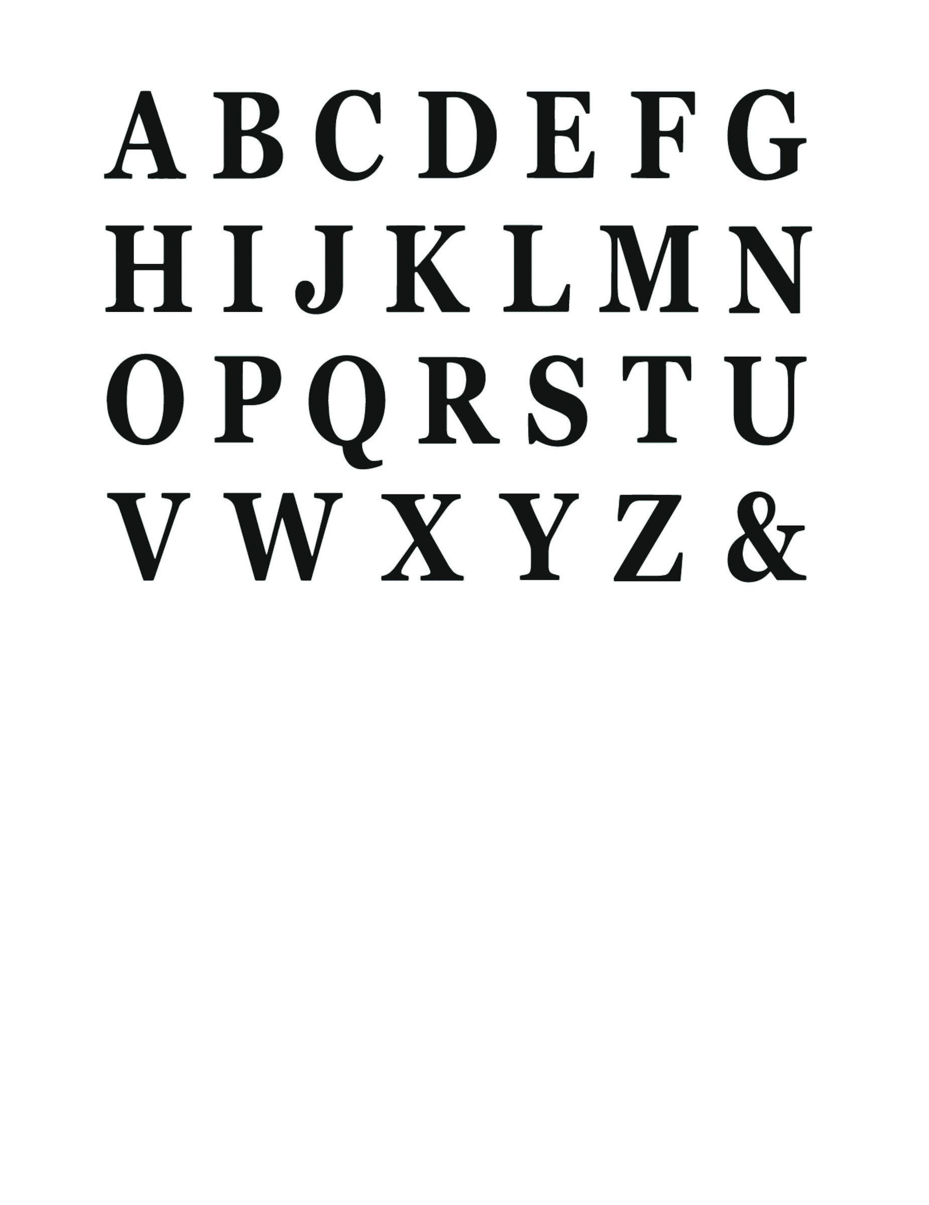 48 Schwarze Klebebuchstaben Sticker 13