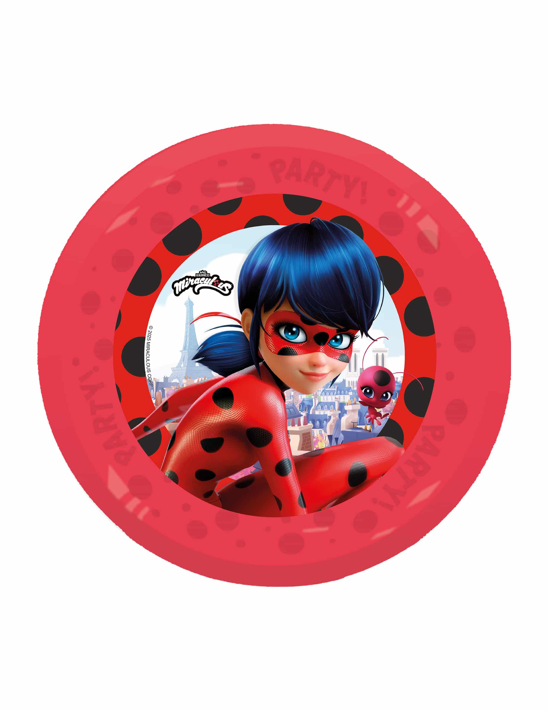 4er Partygeschirr-Set Ladybug 21 cm
