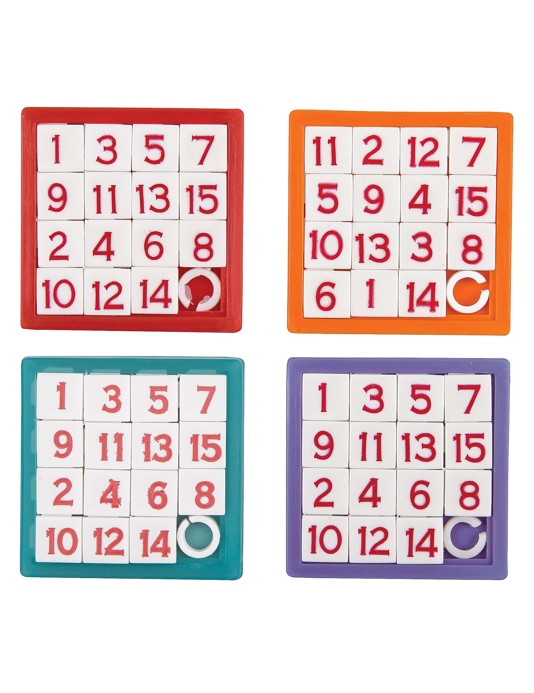 4er-Set Lern-Zahlenpuzzles
